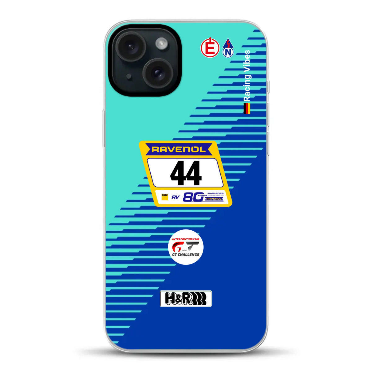 Porsche 911 GT3 R #44 24h Nürburgring Livery - Individuelle Hybrid Hülle mit MagSafe