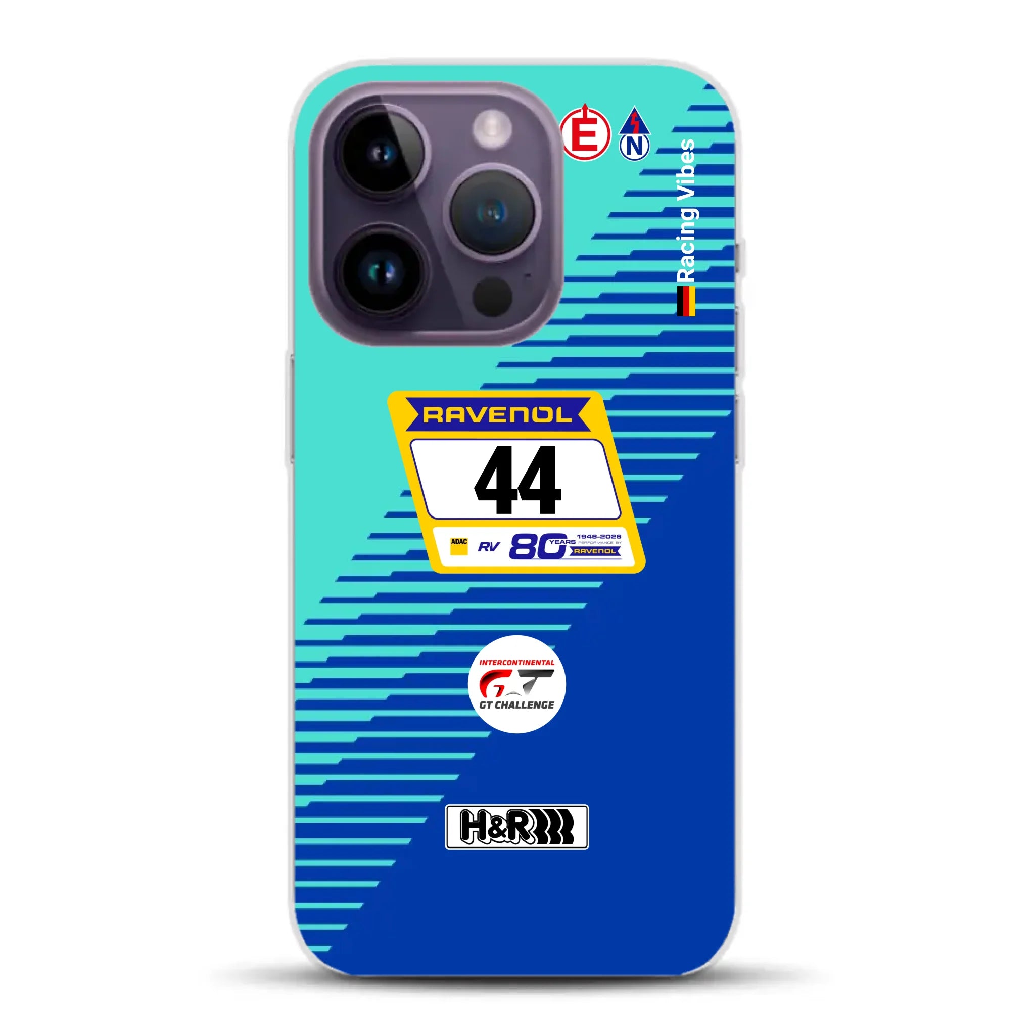 Porsche 911 GT3 R #44 24h Nürburgring Livery - Individuelle Handyhülle für iPhone