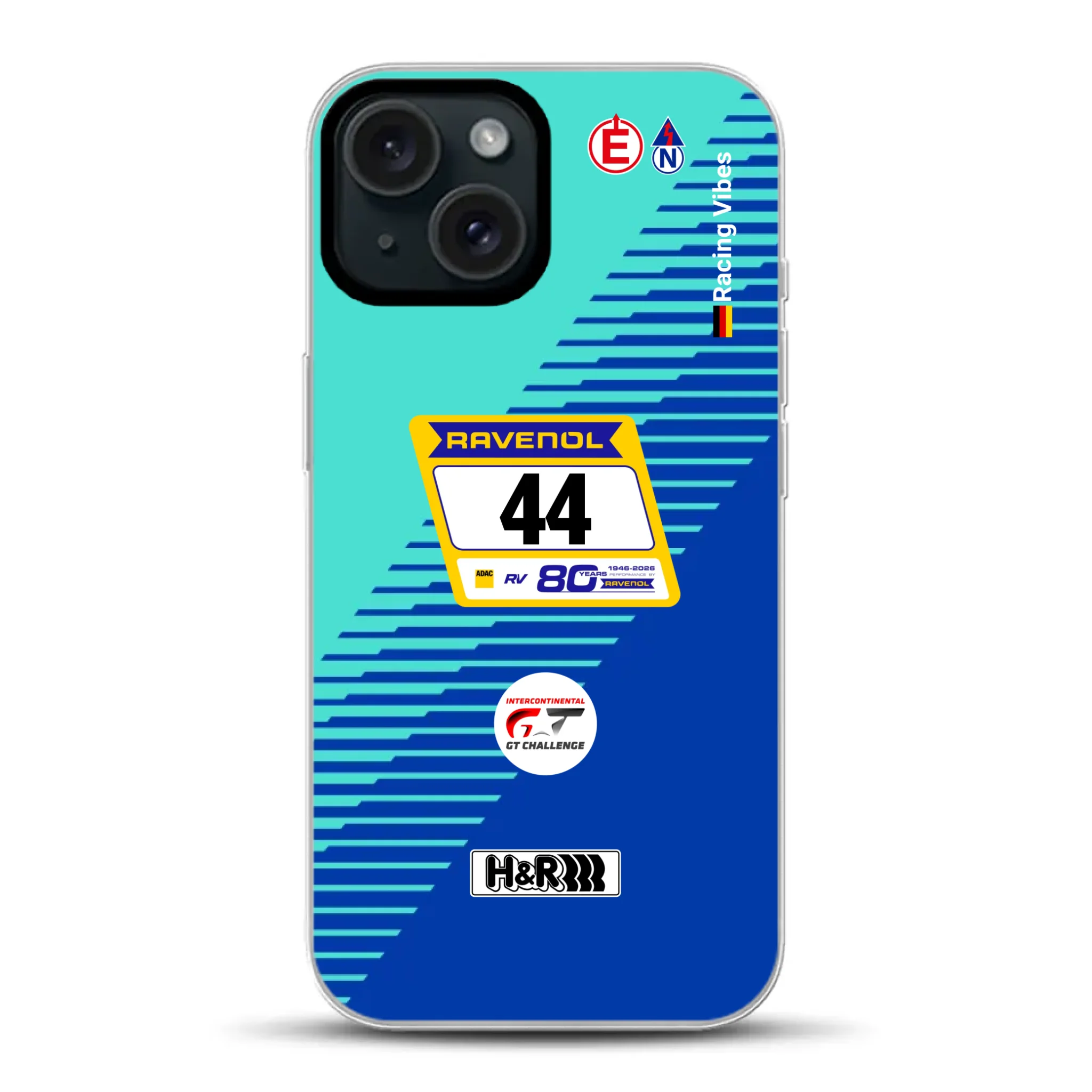 Porsche 911 GT3 R #44 24h Nürburgring Livery - Coque hybride personnalisée avec MagSafe
