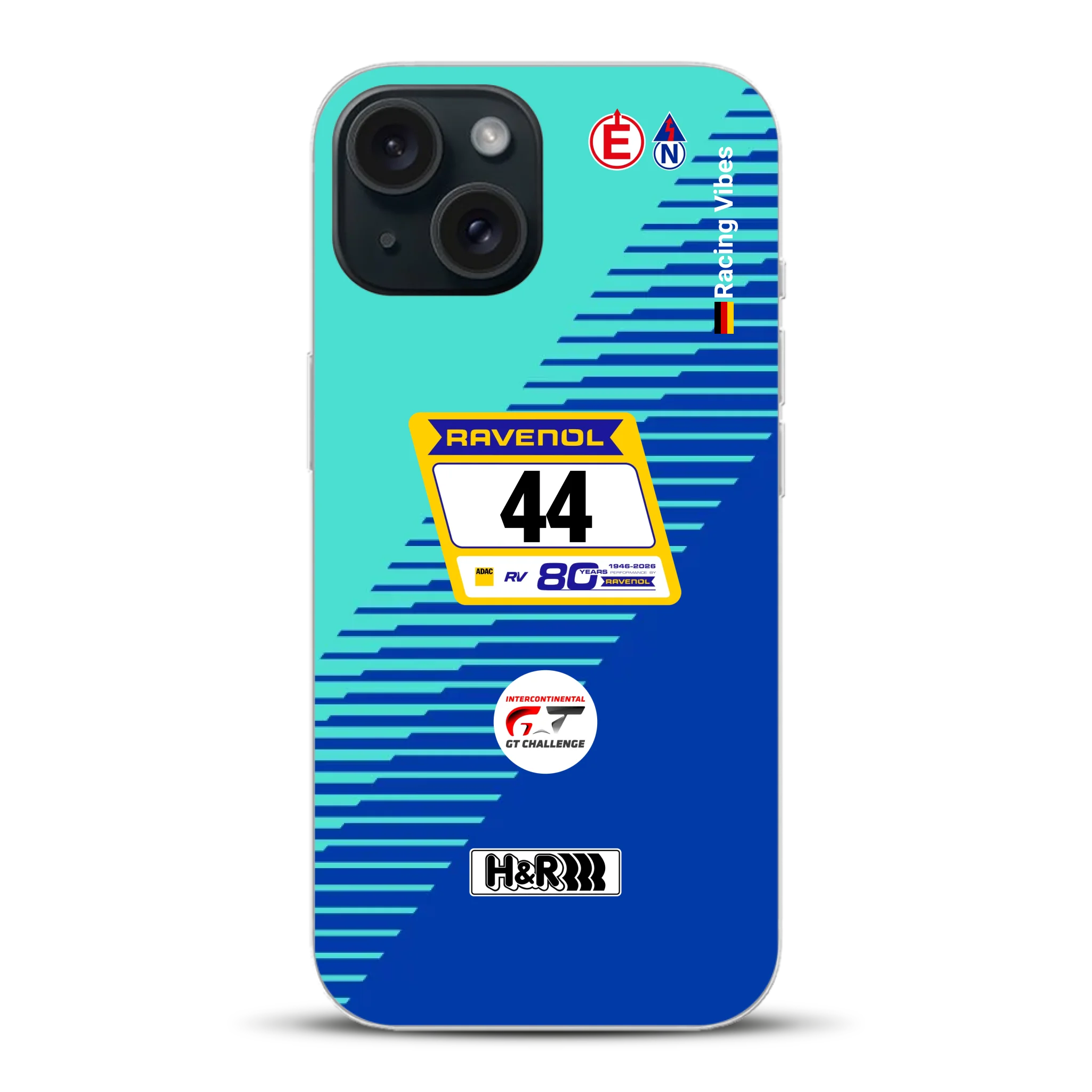 Porsche 911 GT3 R #44 24h Nürburgring Livery - Individuelle Handyhülle für iPhone