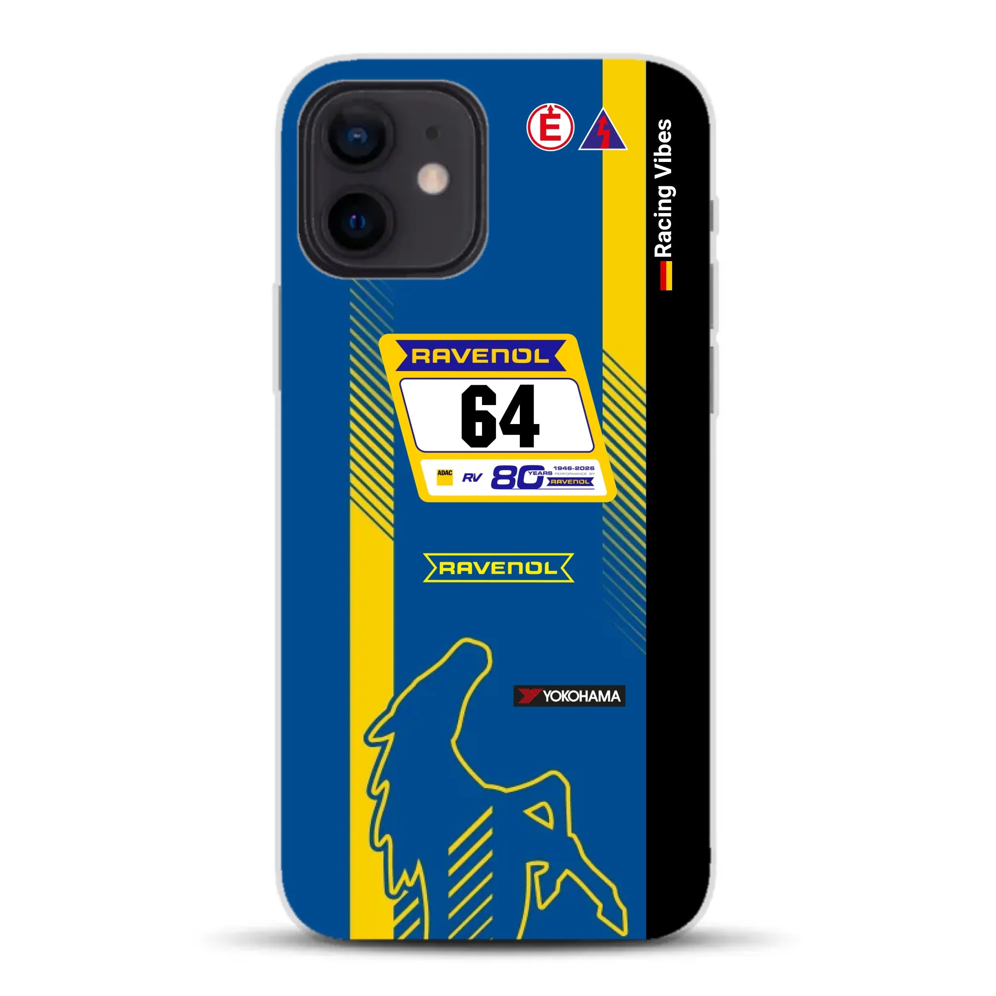 Mustang GT3 NLS 2026 Nürburgring Livery - Housse de téléphone portable personnalisée pour iPhone