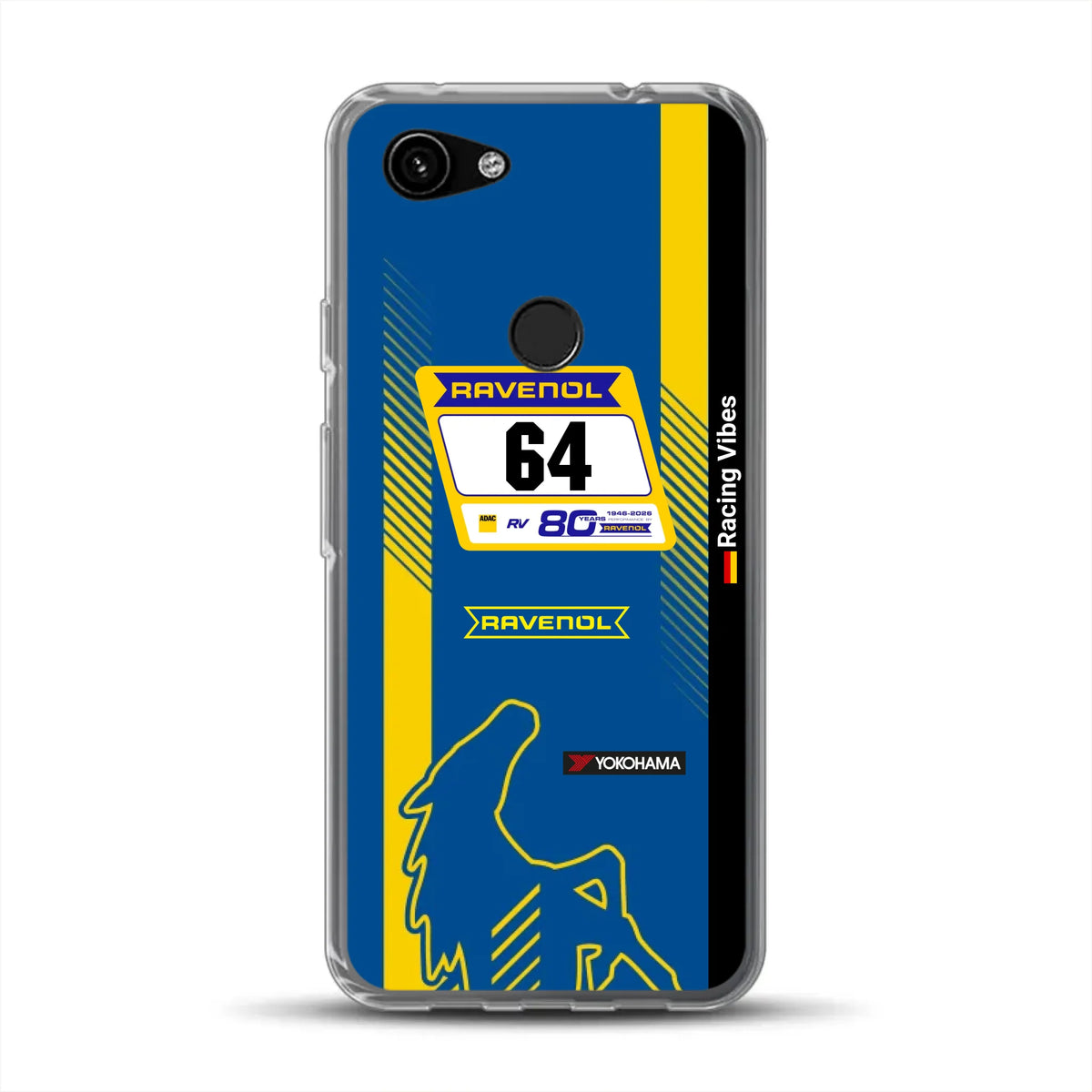 Mustang GT3 NLS 2026 Nürburgring Livery - Housse de téléphone portable personnalisée pour Google