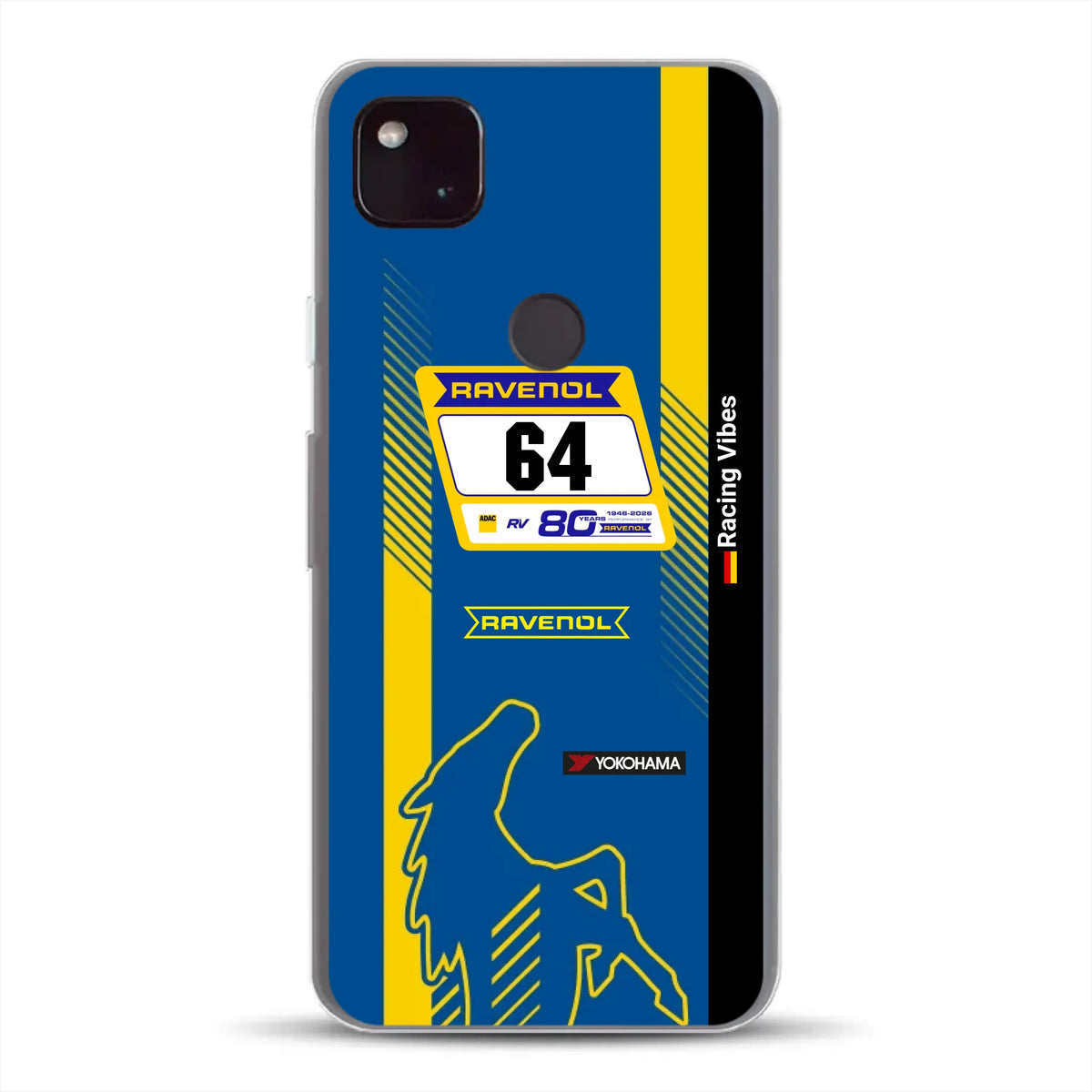 Mustang GT3 NLS 2026 Nürburgring Livery - Housse de téléphone portable personnalisée pour Google