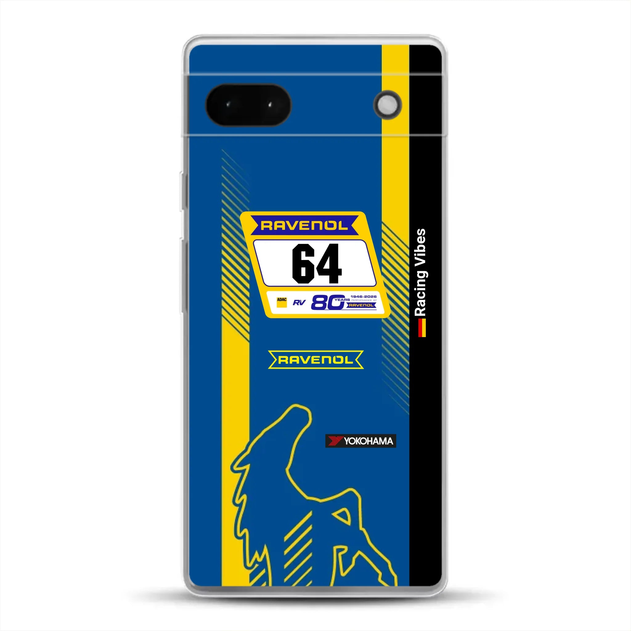 Mustang GT3 NLS 2026 Nürburgring Livery - Housse de téléphone portable personnalisée pour Google