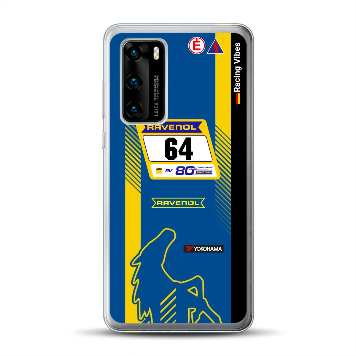 Mustang GT3 NLS 2026 Nürburgring Livery - Custodia per cellulare personalizzata per Huawei