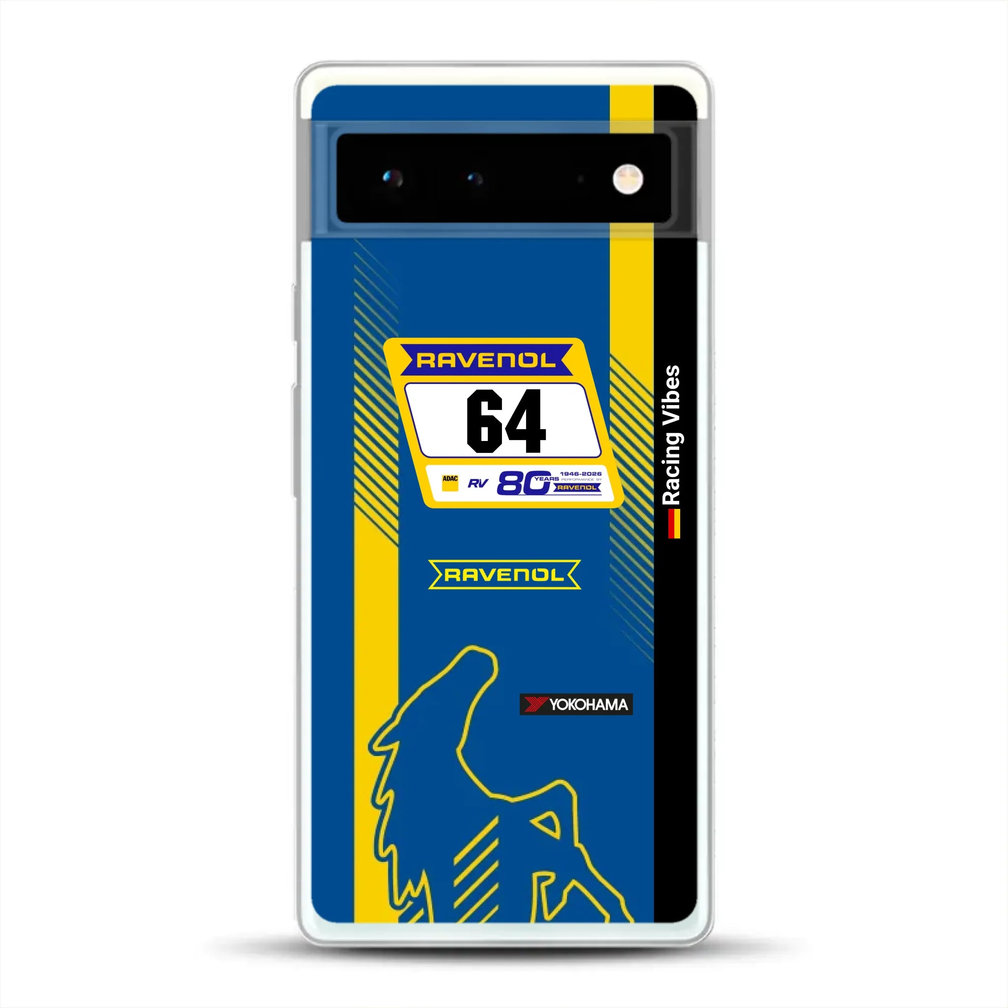 Mustang GT3 NLS 2026 Nürburgring Livery - Housse de téléphone portable personnalisée pour Google