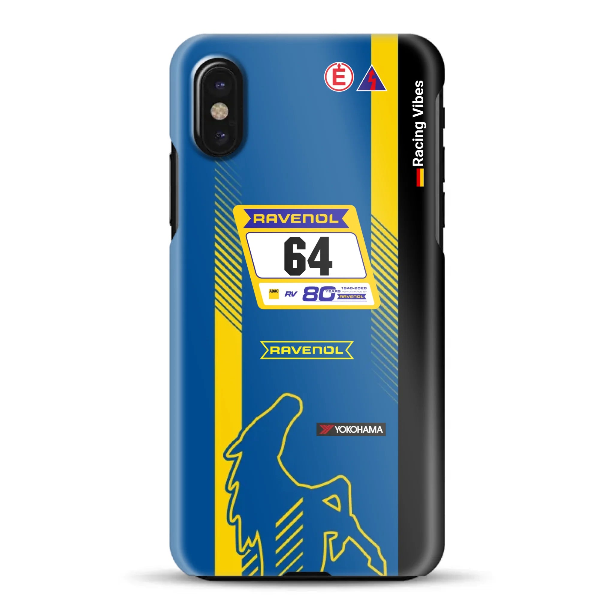 Mustang GT3 NLS 2026 Nürburgring Livery - Custodia rigida per iPhone