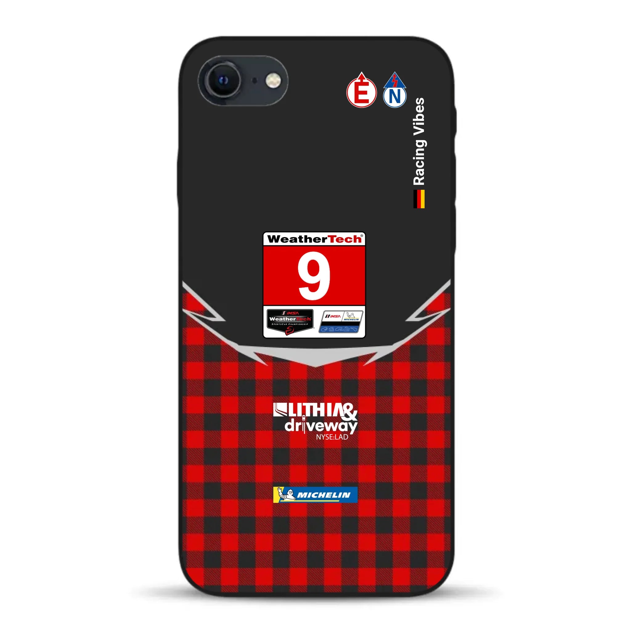 Pfaff Lamborghini Temerario GT3 IMSA 2026 Livery - Housse de téléphone portable personnalisée pour iPhone