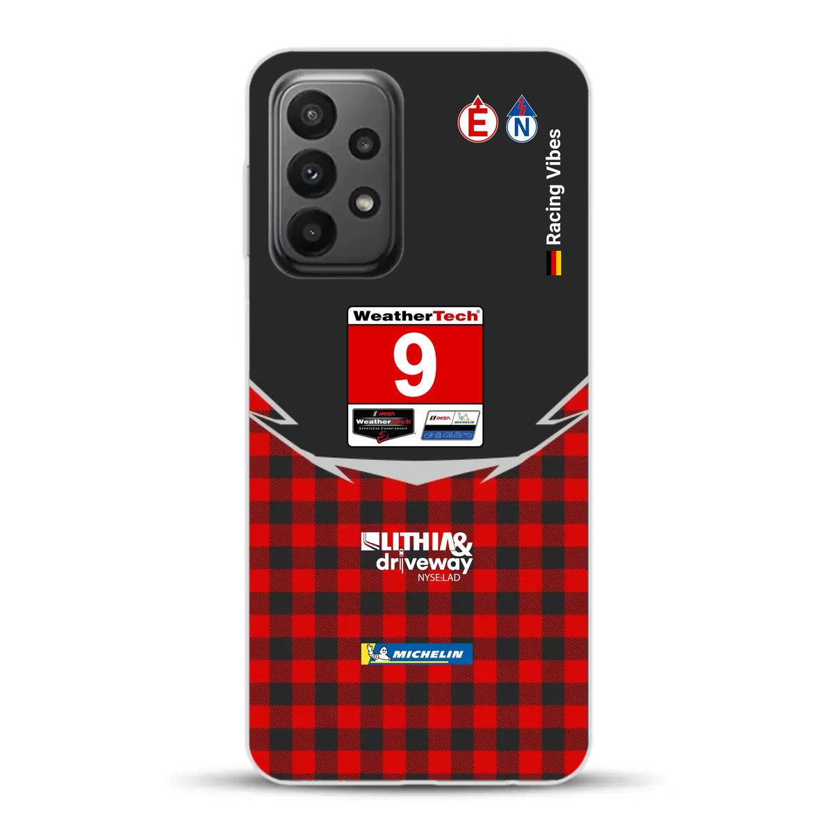 Pfaff Lamborghini Temerario GT3 IMSA 2026 Livery - Custodia per cellulare personalizzata per Samsung