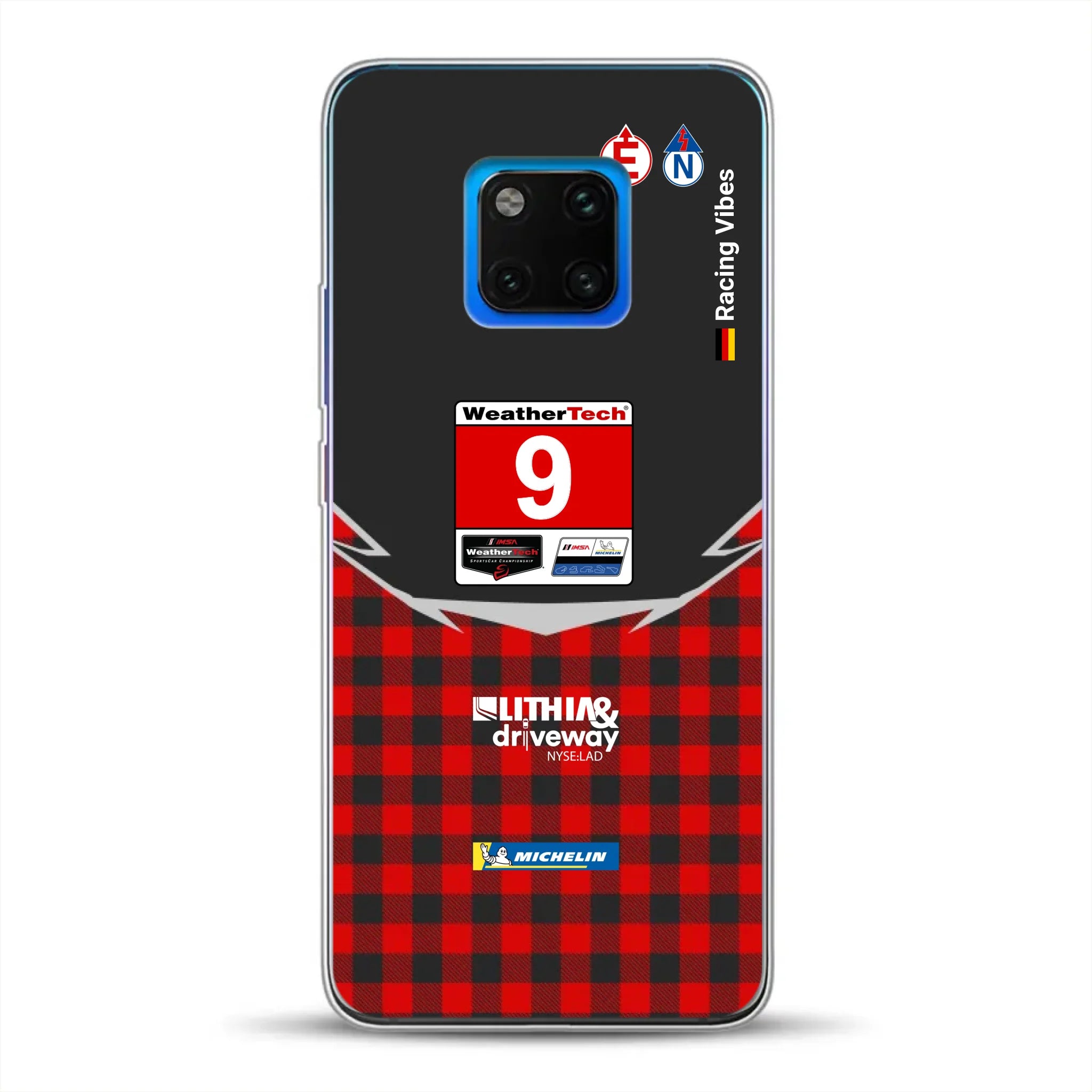Pfaff Lamborghini Temerario GT3 IMSA 2026 Livery - Custodia per cellulare personalizzata per Huawei