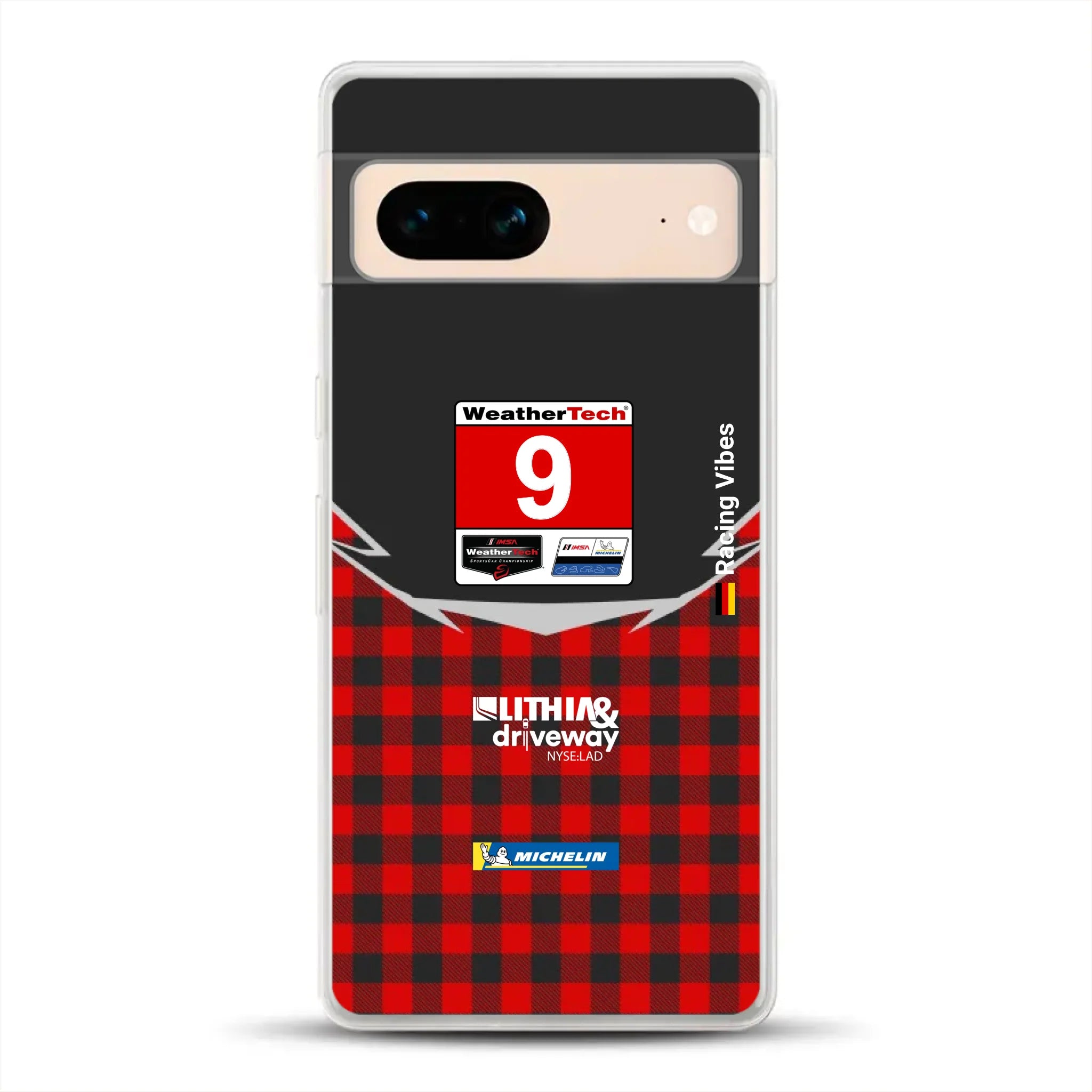 Pfaff Lamborghini Temerario GT3 IMSA 2026 Livery - Housse de téléphone portable personnalisée pour Google