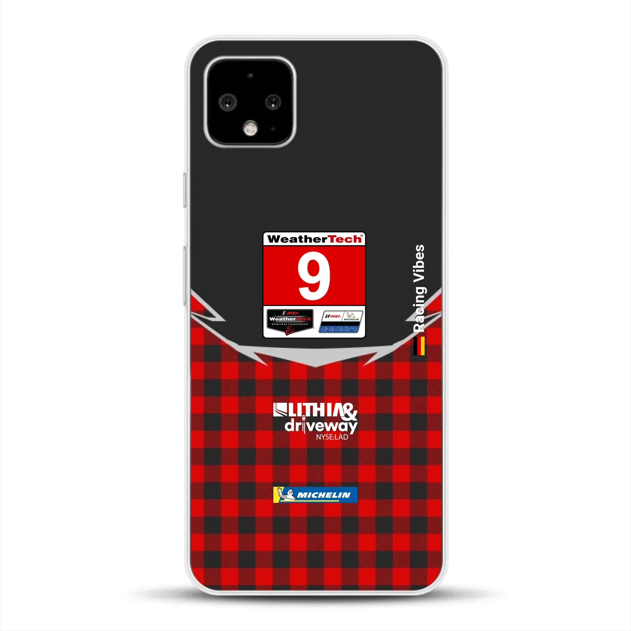 Pfaff Lamborghini Temerario GT3 IMSA 2026 Livery - Housse de téléphone portable personnalisée pour Google