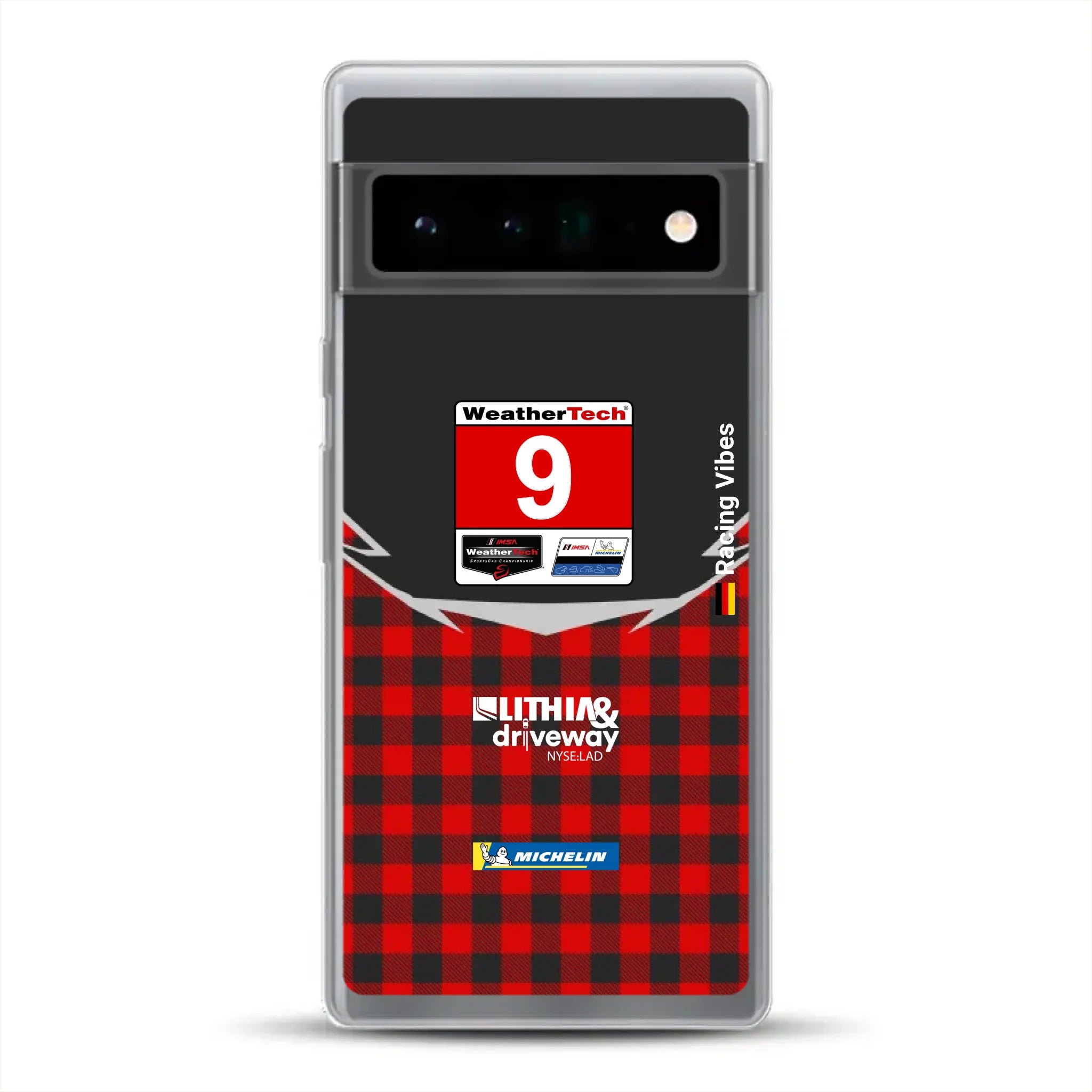 Pfaff Lamborghini Temerario GT3 IMSA 2026 Livery - Housse de téléphone portable personnalisée pour Google