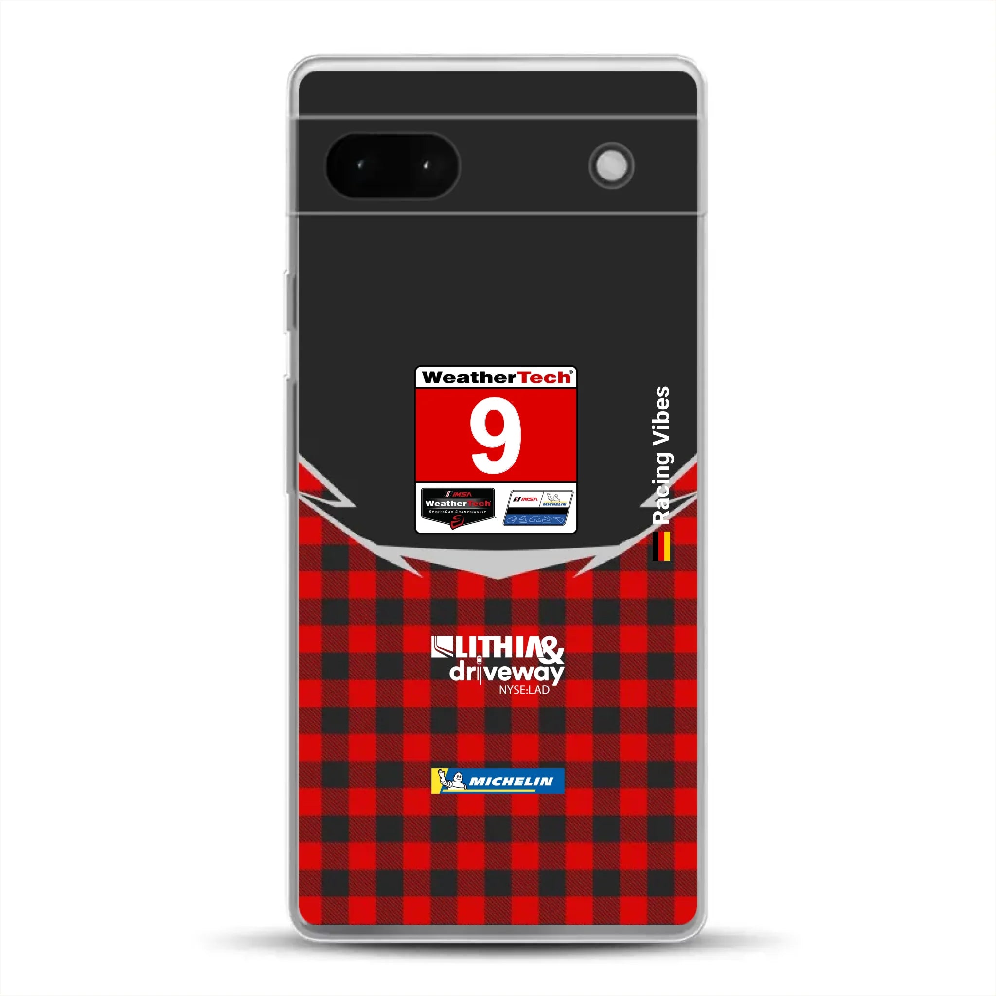 Pfaff Lamborghini Temerario GT3 IMSA 2026 Livery - Housse de téléphone portable personnalisée pour Google