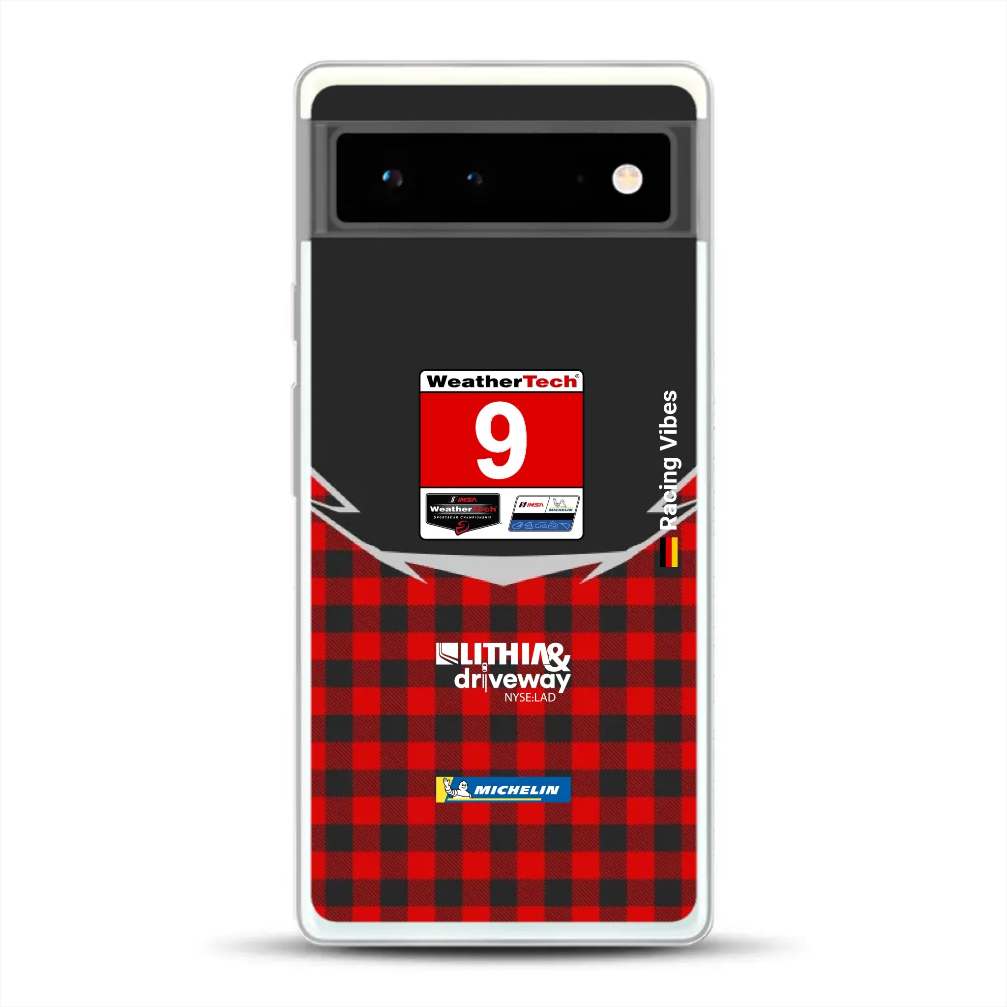 Pfaff Lamborghini Temerario GT3 IMSA 2026 Livery - Housse de téléphone portable personnalisée pour Google