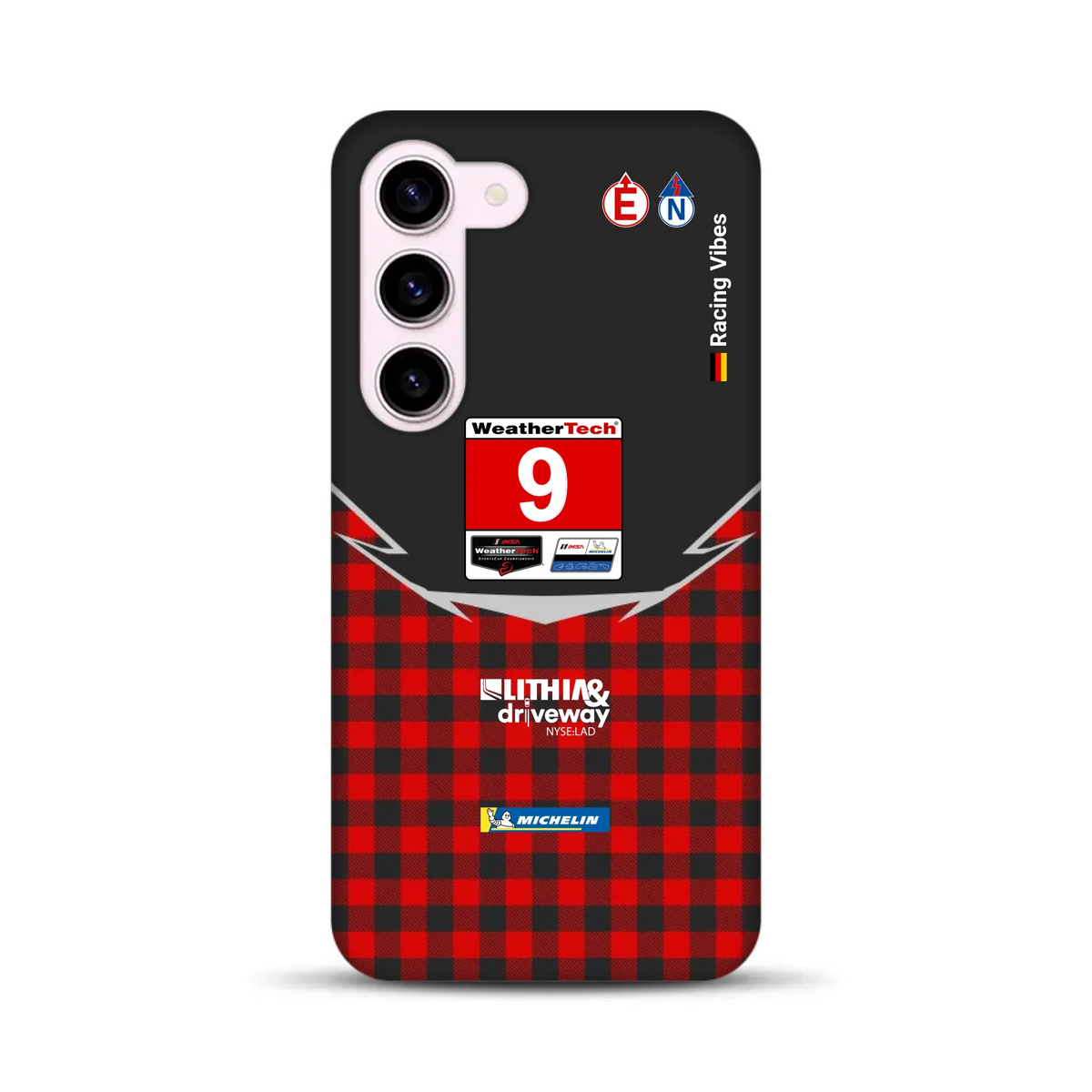 Pfaff Lamborghini Temerario GT3 IMSA 2026 Livery - Individuelle Premium Hülle für Samsung