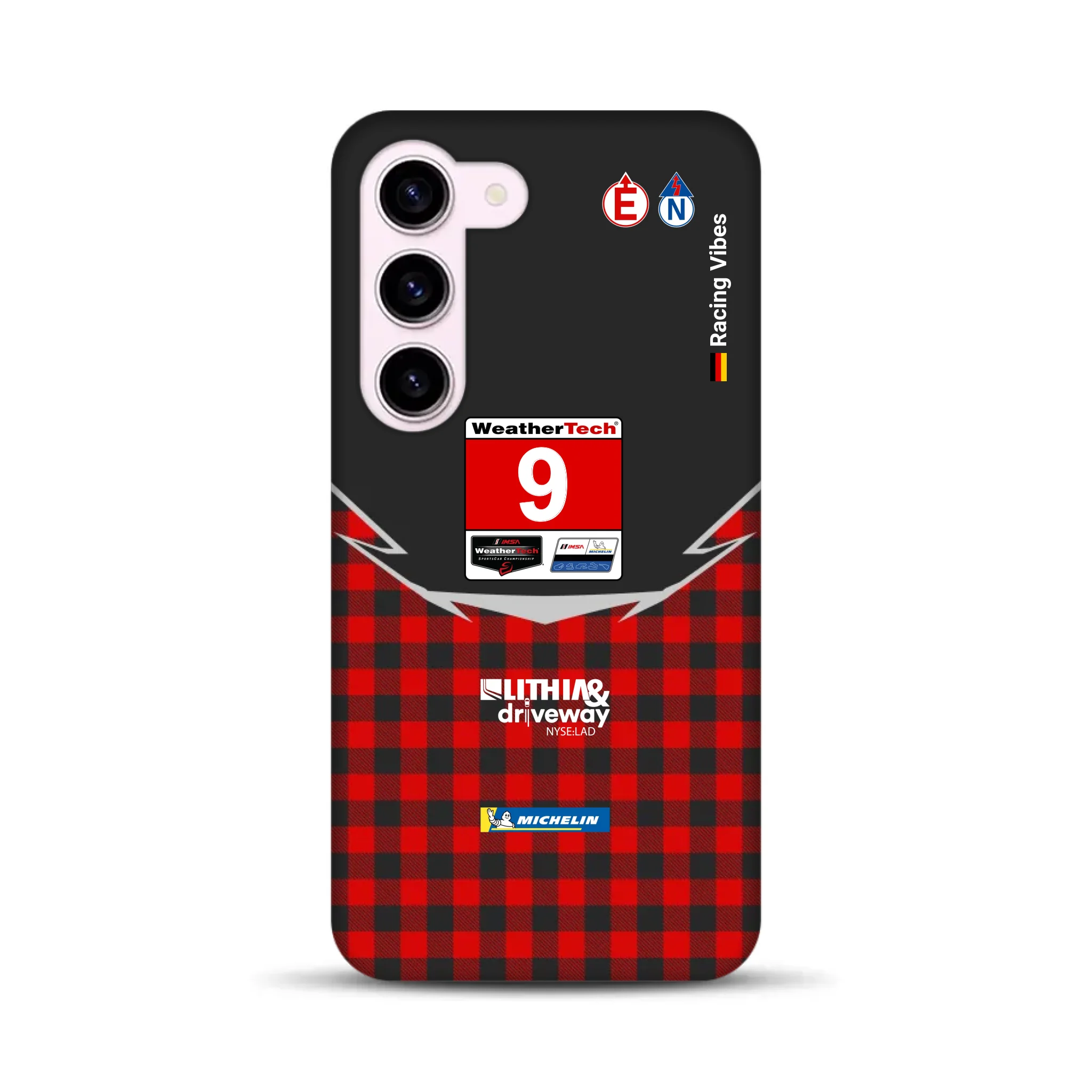 Pfaff Lamborghini Temerario GT3 IMSA 2026 Livery - Individuelle Premium Hülle für Samsung