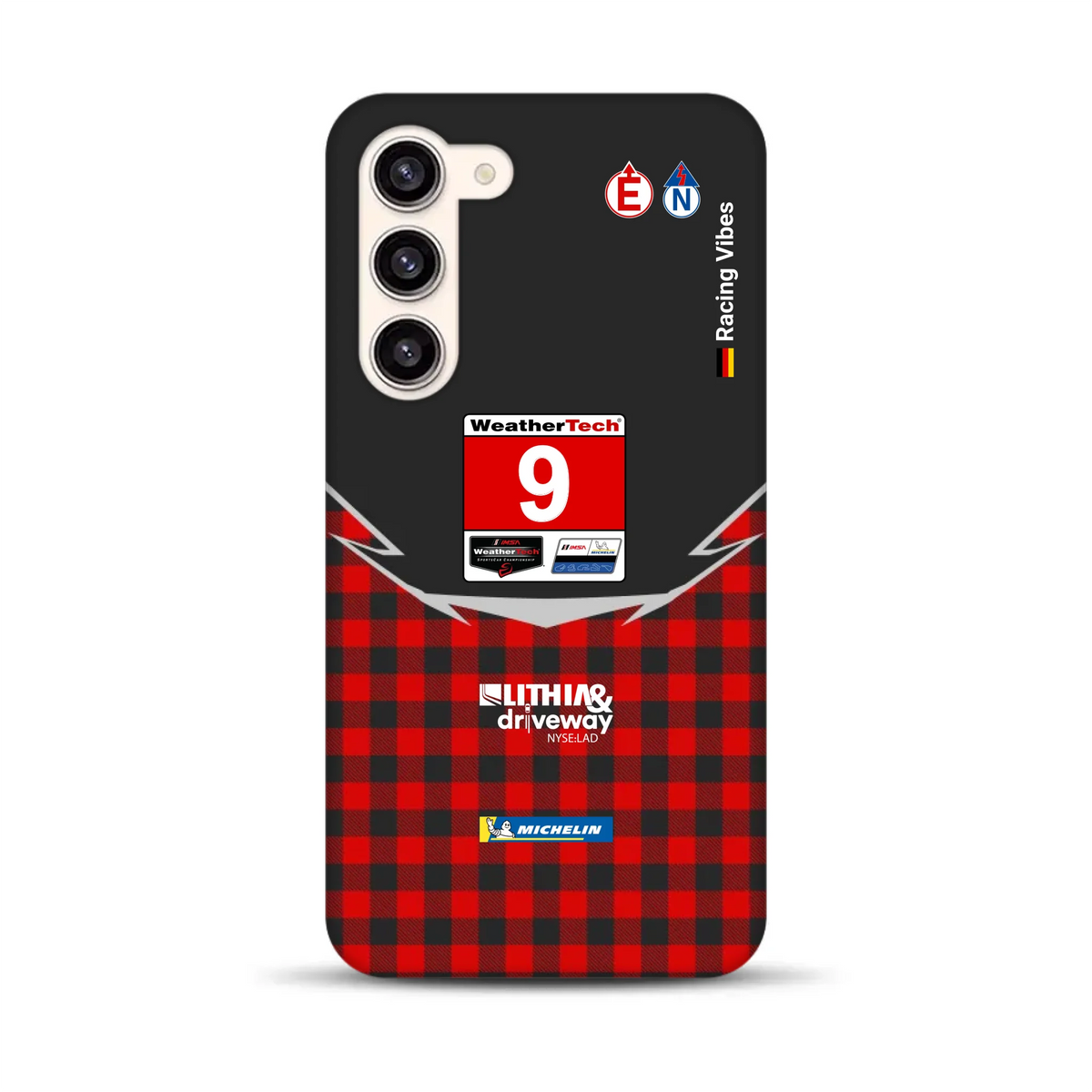 Pfaff Lamborghini Temerario GT3 IMSA 2026 Livery - Individuelle Premium Hülle für Samsung