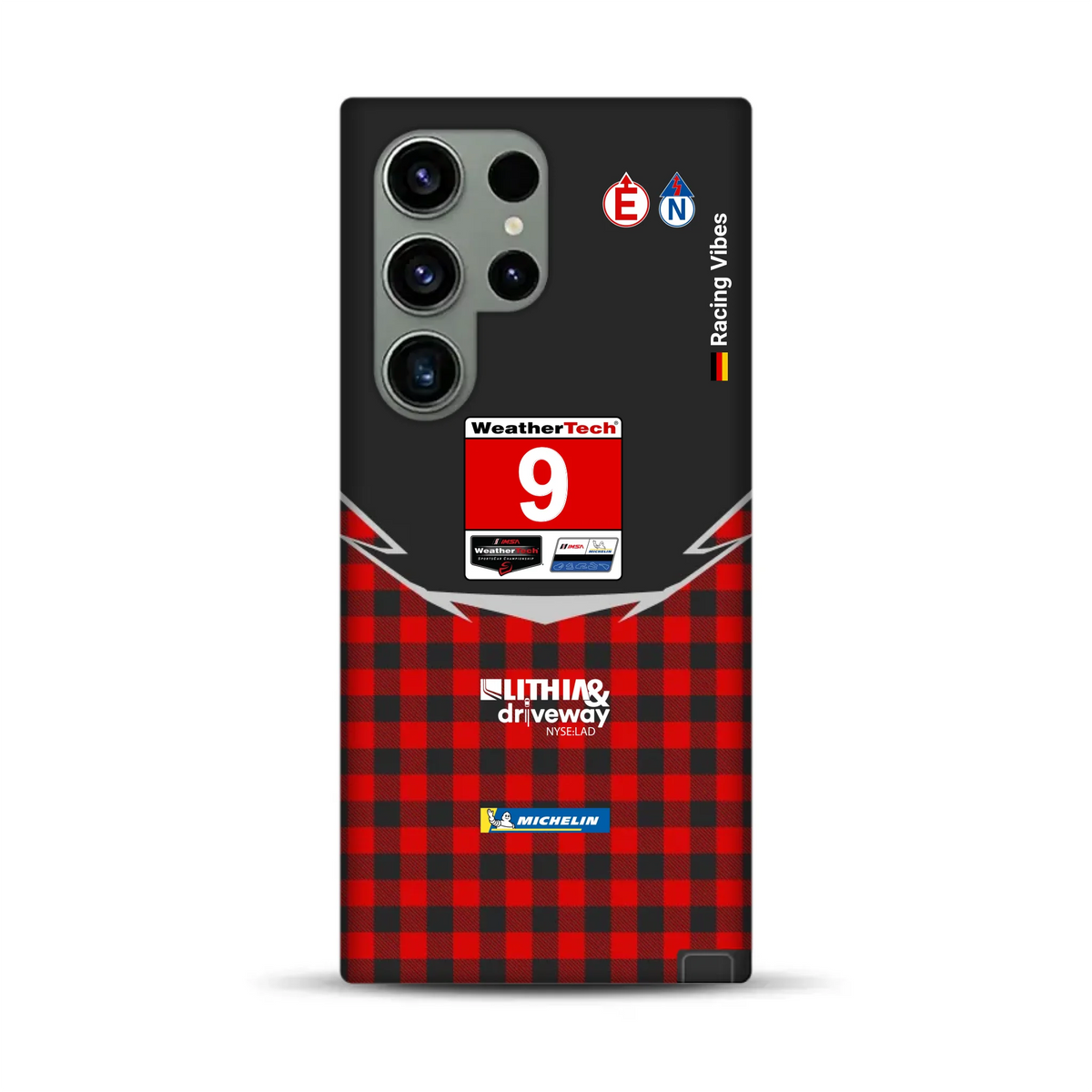 Pfaff Lamborghini Temerario GT3 IMSA 2026 Livery - Individuelle Premium Hülle für Samsung
