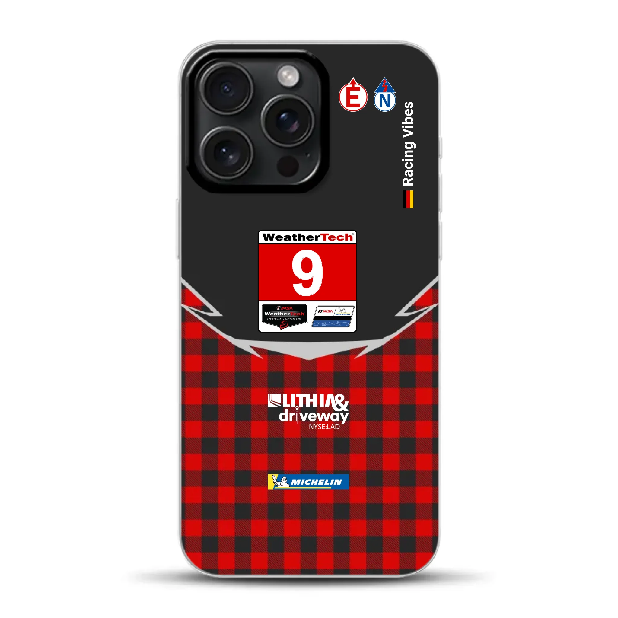 Pfaff Lamborghini Temerario GT3 IMSA 2026 Livery - Custom Hybrid Case with MagSafe