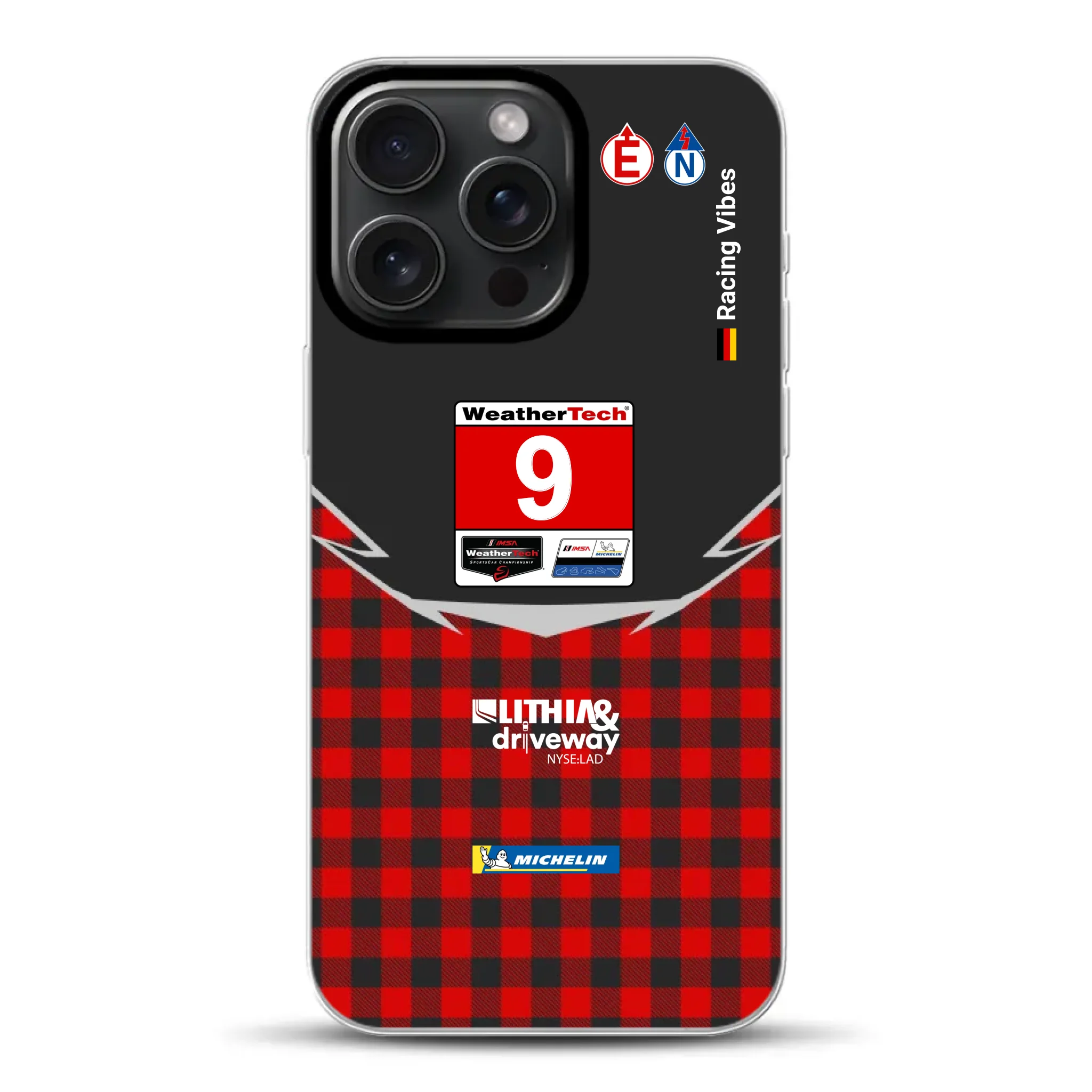 Pfaff Lamborghini Temerario GT3 IMSA 2026 Livery - Cover ibrida personalizzata con MagSafe