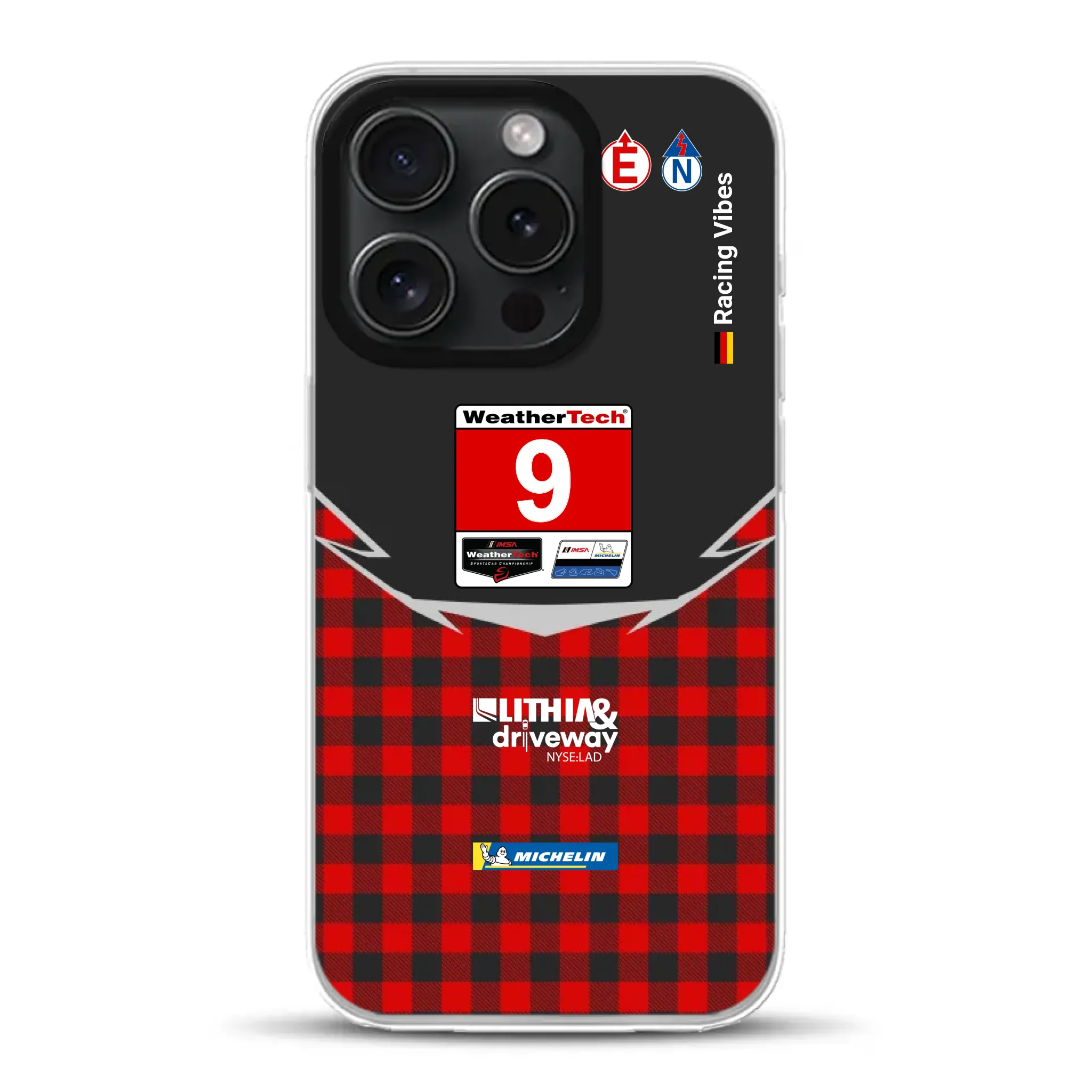 Pfaff Lamborghini Temerario GT3 IMSA 2026 Livery - Custom Hybrid Case with MagSafe