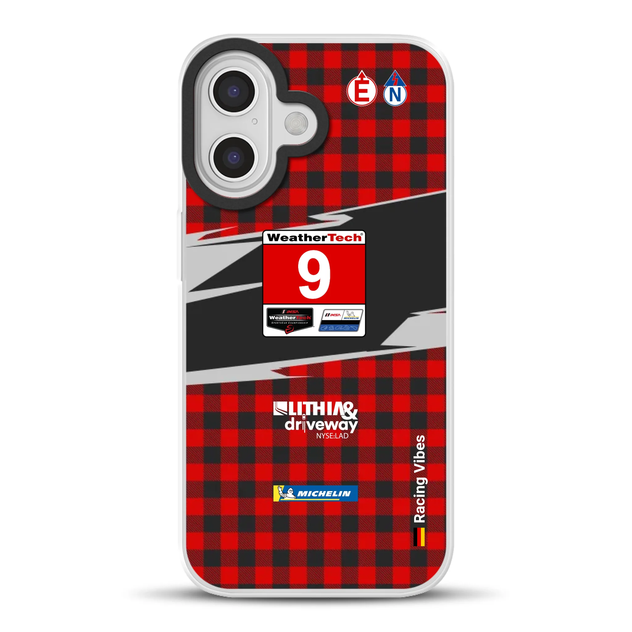 Pfaff Lamborghini Temerario GT3 IMSA 2026 Livery - Custom Hybrid Case with MagSafe