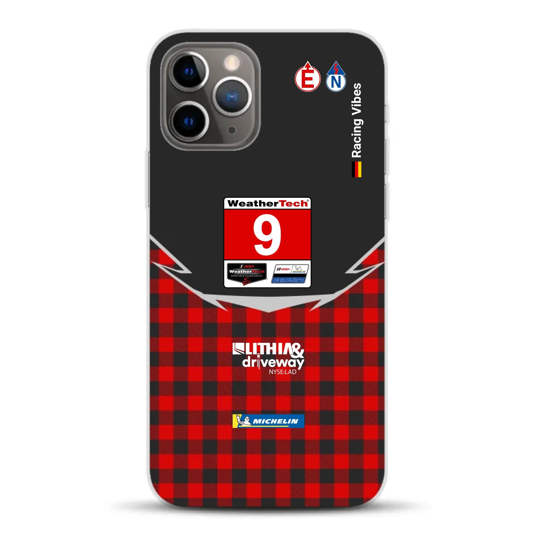 Pfaff Lamborghini Temerario GT3 IMSA 2026 Livery - Custodia per cellulare personalizzata per iPhone