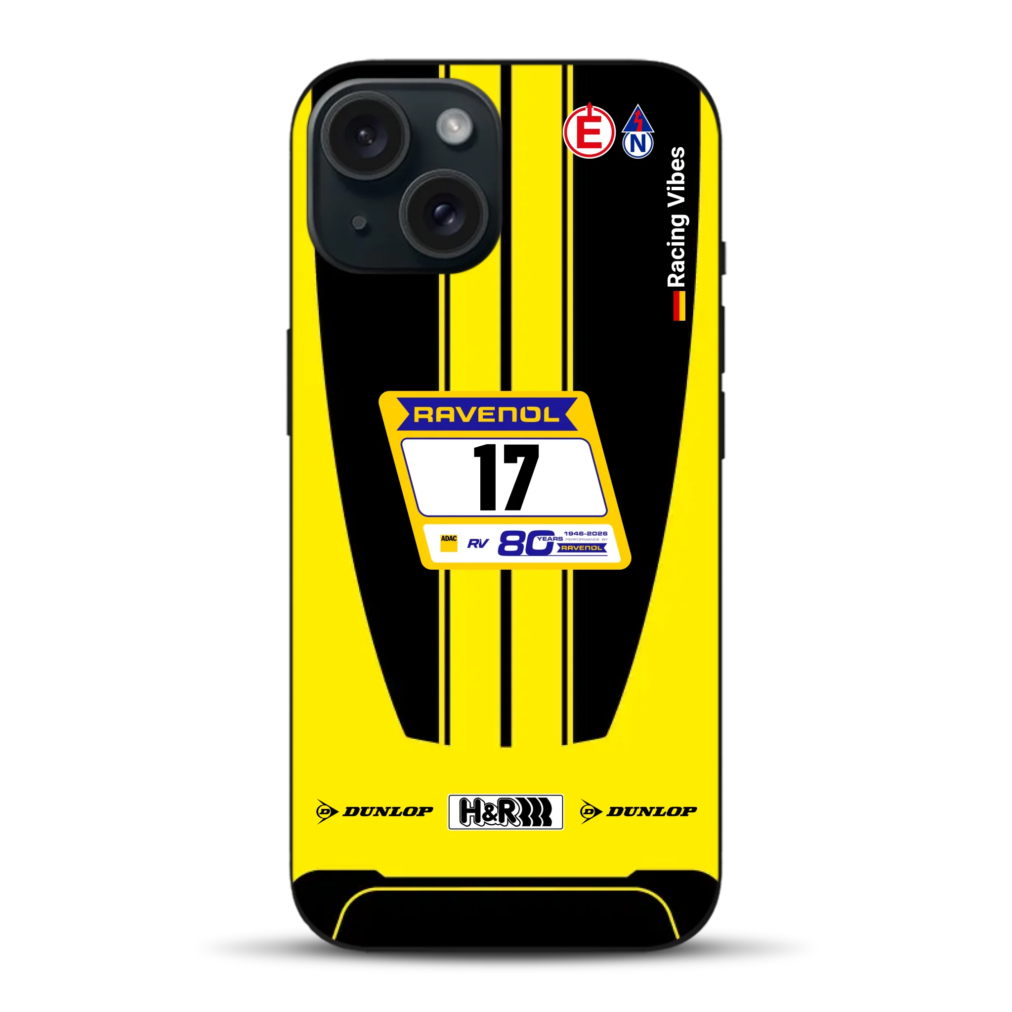 911 GT3 R #17 NLS & Nürburgring 24h 2026 Livery - Housse de téléphone portable personnalisée pour iPhone