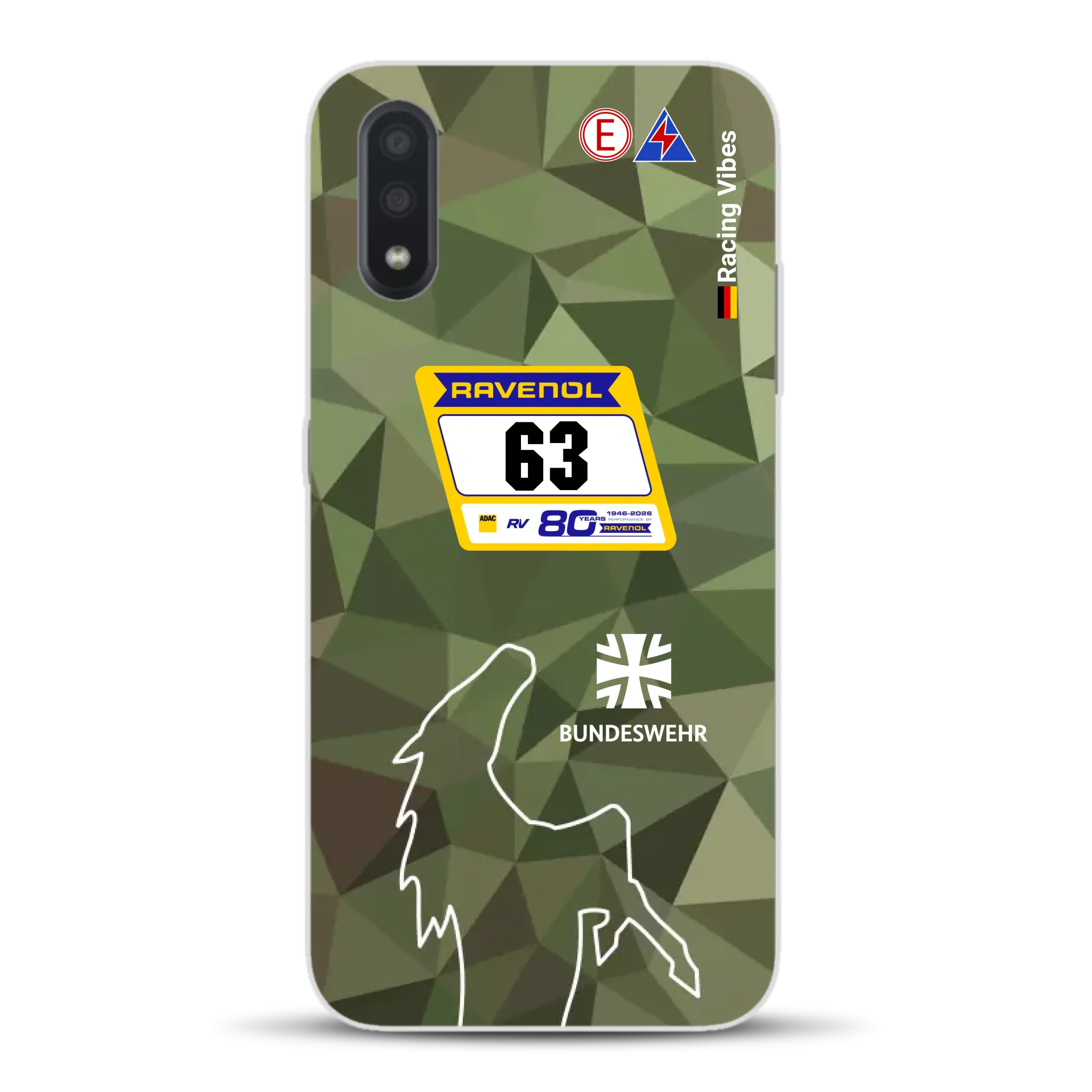 HRT Mustang GT3 24h Nürburgring 2026 Livery - Individuelle Handyhülle für Samsung