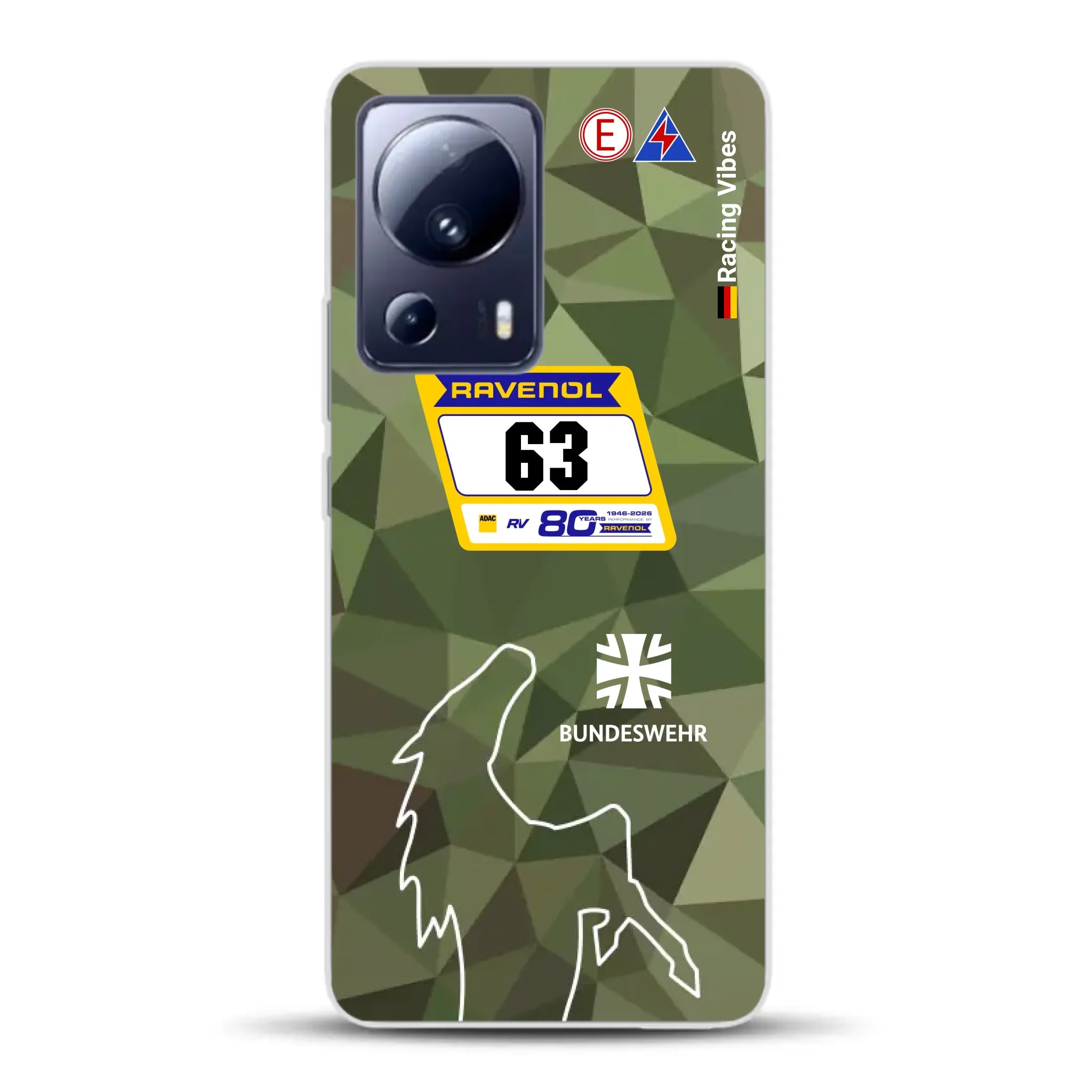 HRT Mustang GT3 24h Nürburgring 2026 Livery - Housse de téléphone portable personnalisée pour Xiaomi