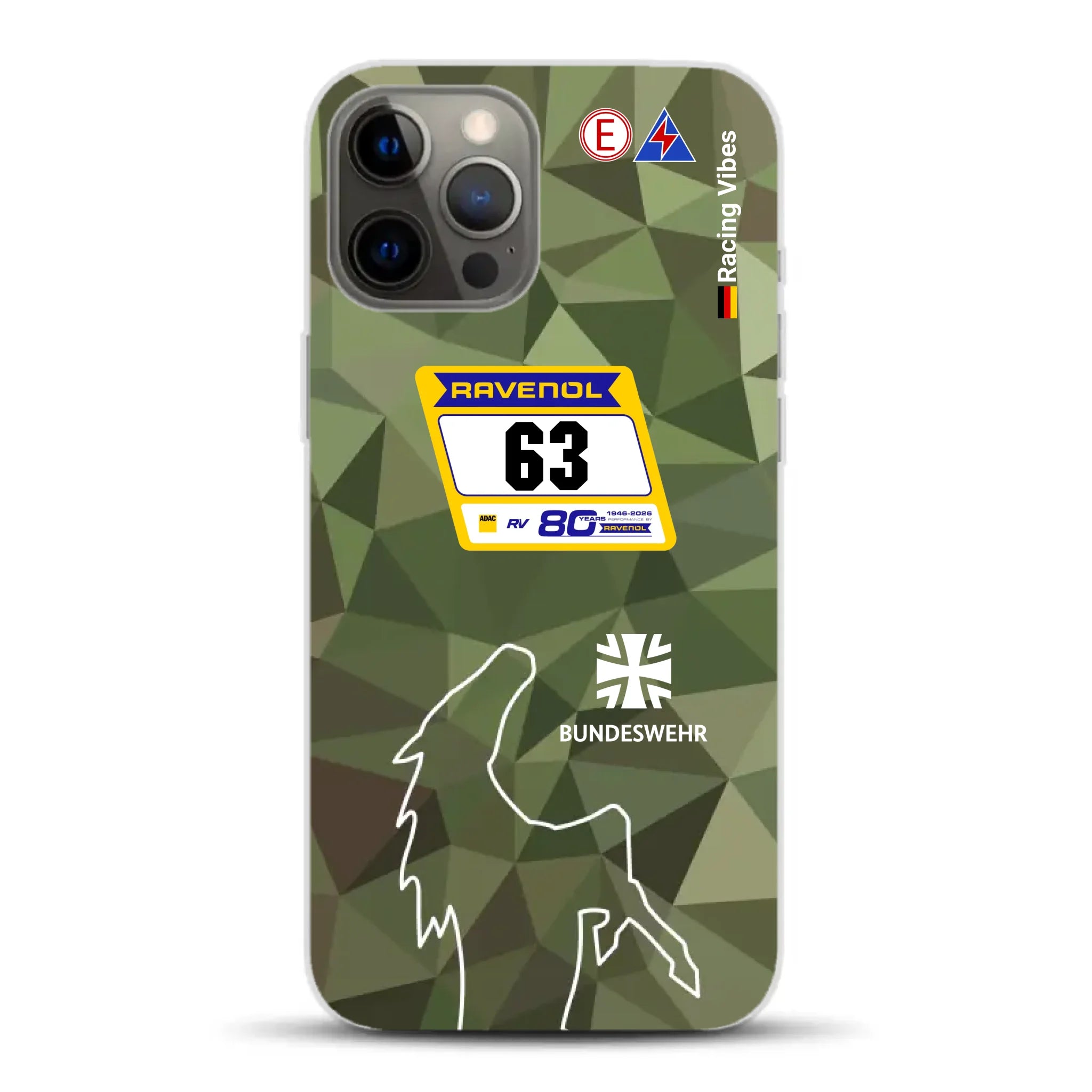 HRT Mustang GT3 24h Nürburgring 2026 Livery - Individuelle Handyhülle für iPhone