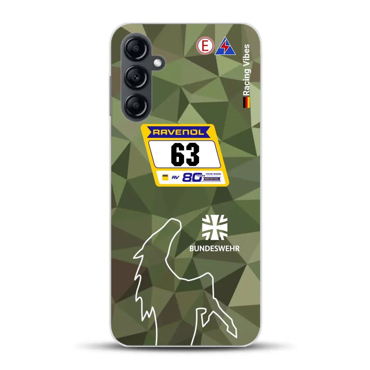 HRT Mustang GT3 24h Nürburgring 2026 Livery - Individuelle Handyhülle für Samsung