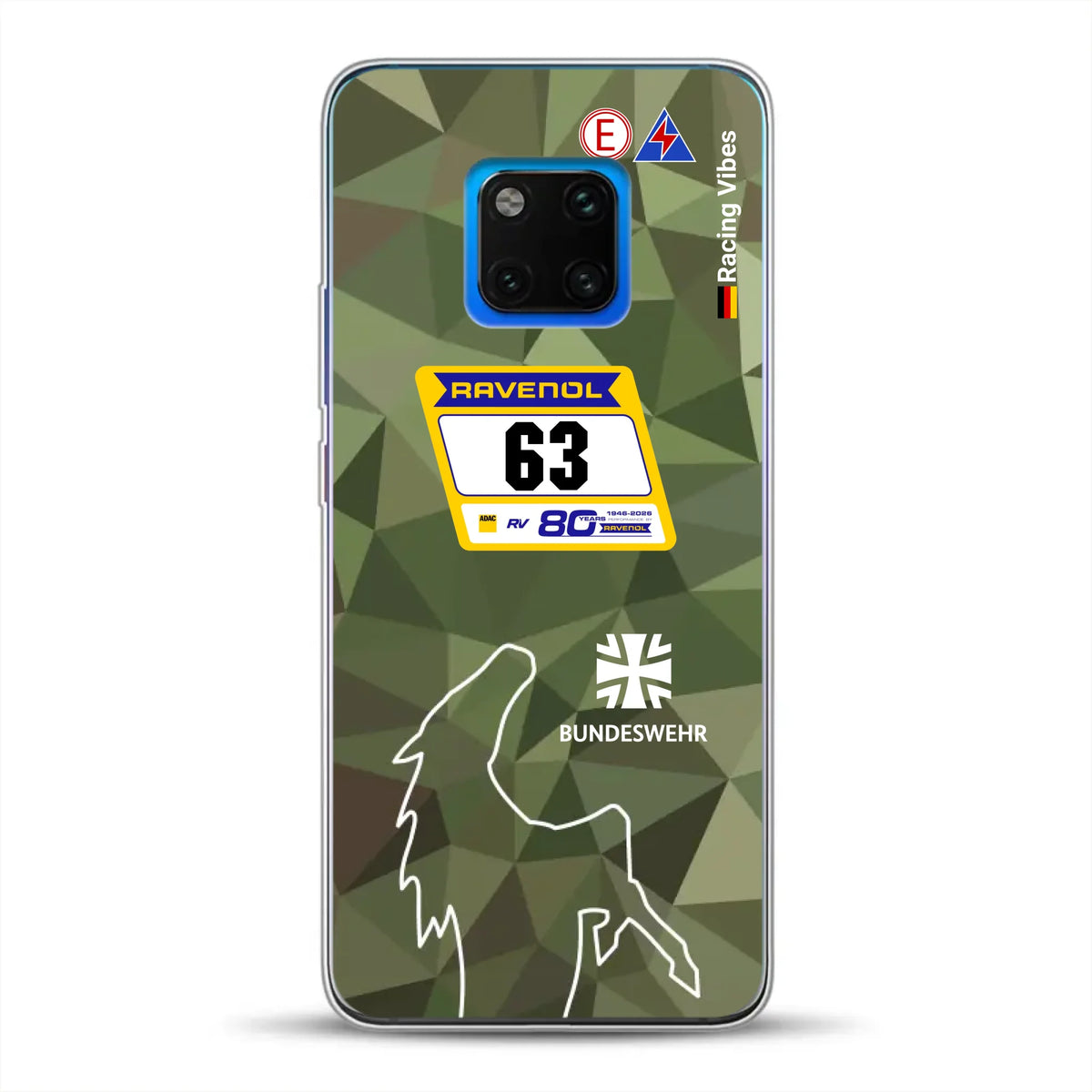 HRT Mustang GT3 24h Nürburgring 2026 Livery - Individuelle Handyhülle für Huawei