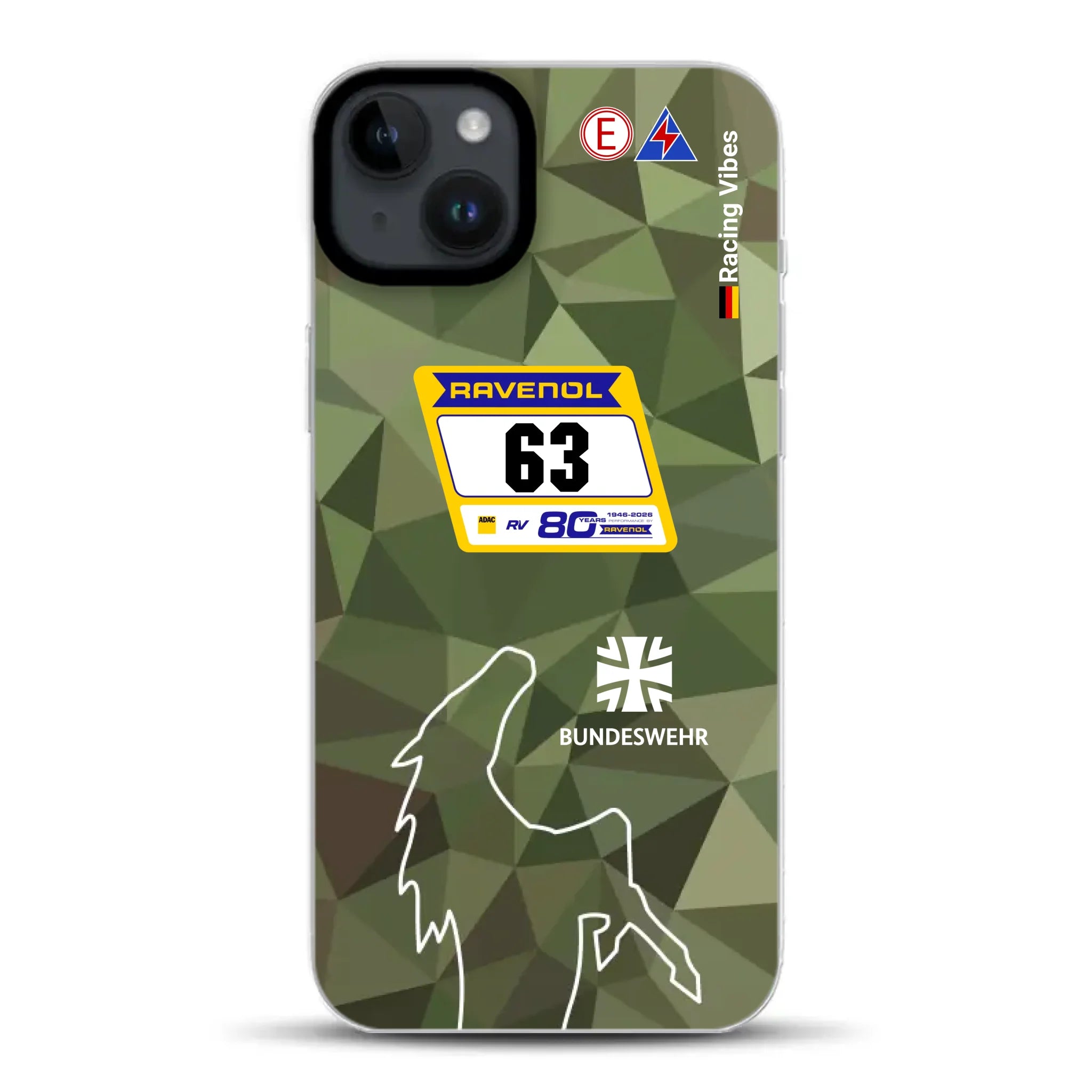 HRT Mustang GT3 24h Nürburgring 2026 Livery - Custom Hybrid Case with MagSafe