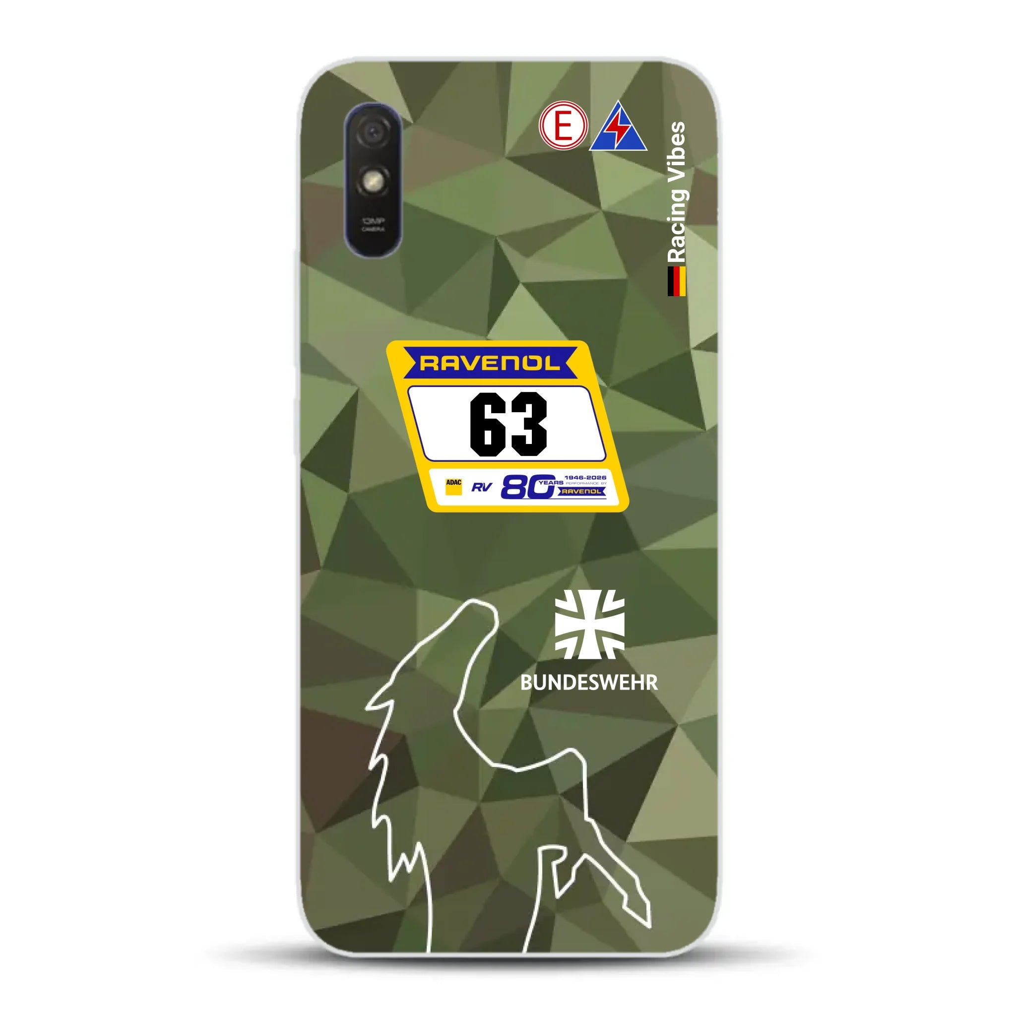 HRT Mustang GT3 24h Nürburgring 2026 Livery - Housse de téléphone portable personnalisée pour Xiaomi