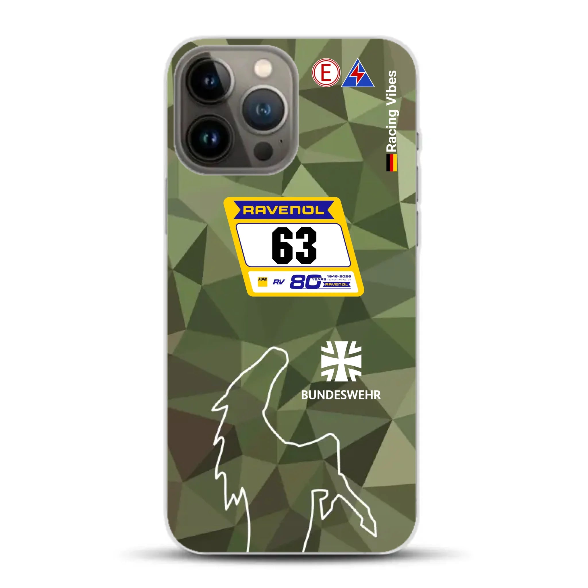 HRT Mustang GT3 24h Nürburgring 2026 Livery - Individuelle Handyhülle für iPhone