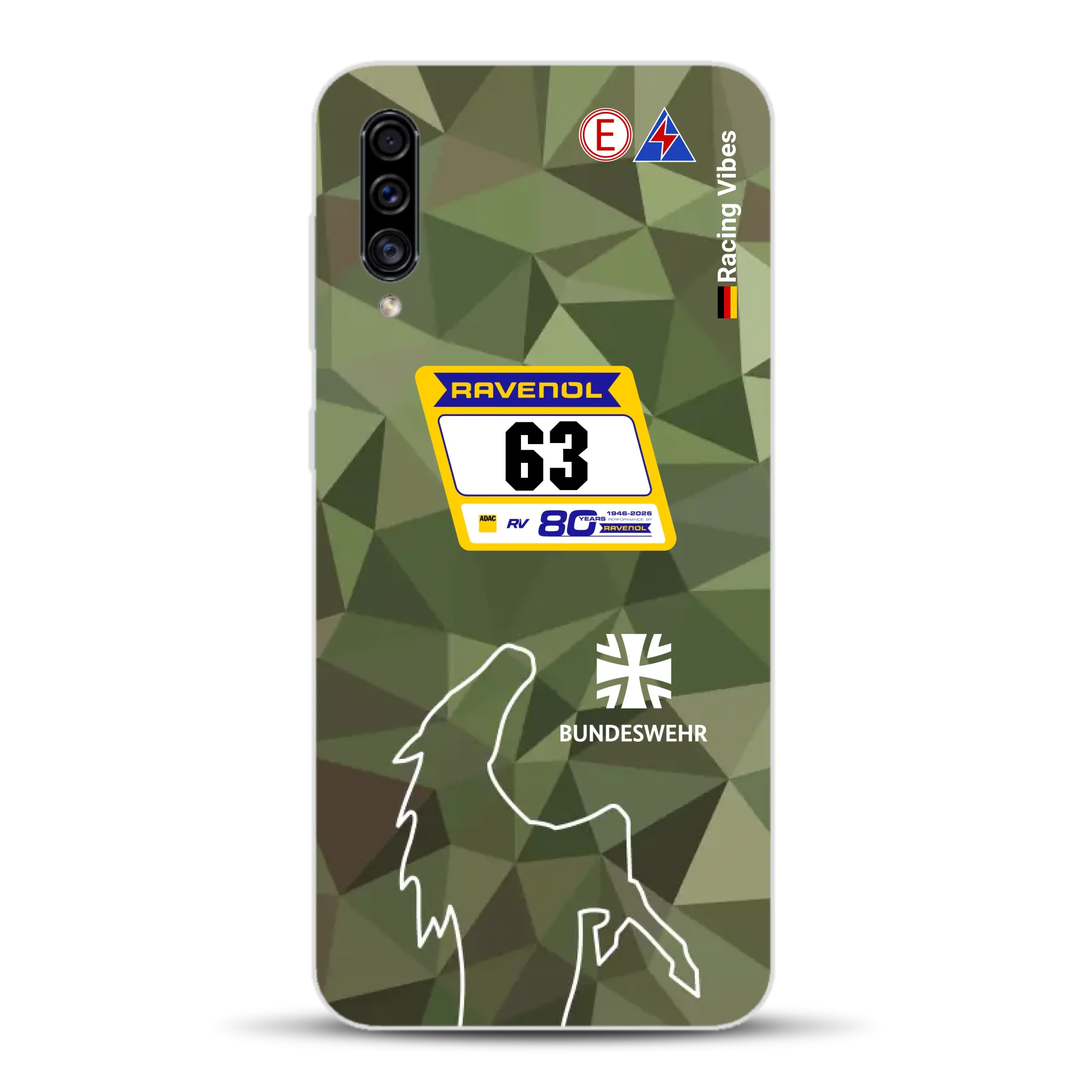 HRT Mustang GT3 24h Nürburgring 2026 Livery - Housse de téléphone portable personnalisée pour Samsung