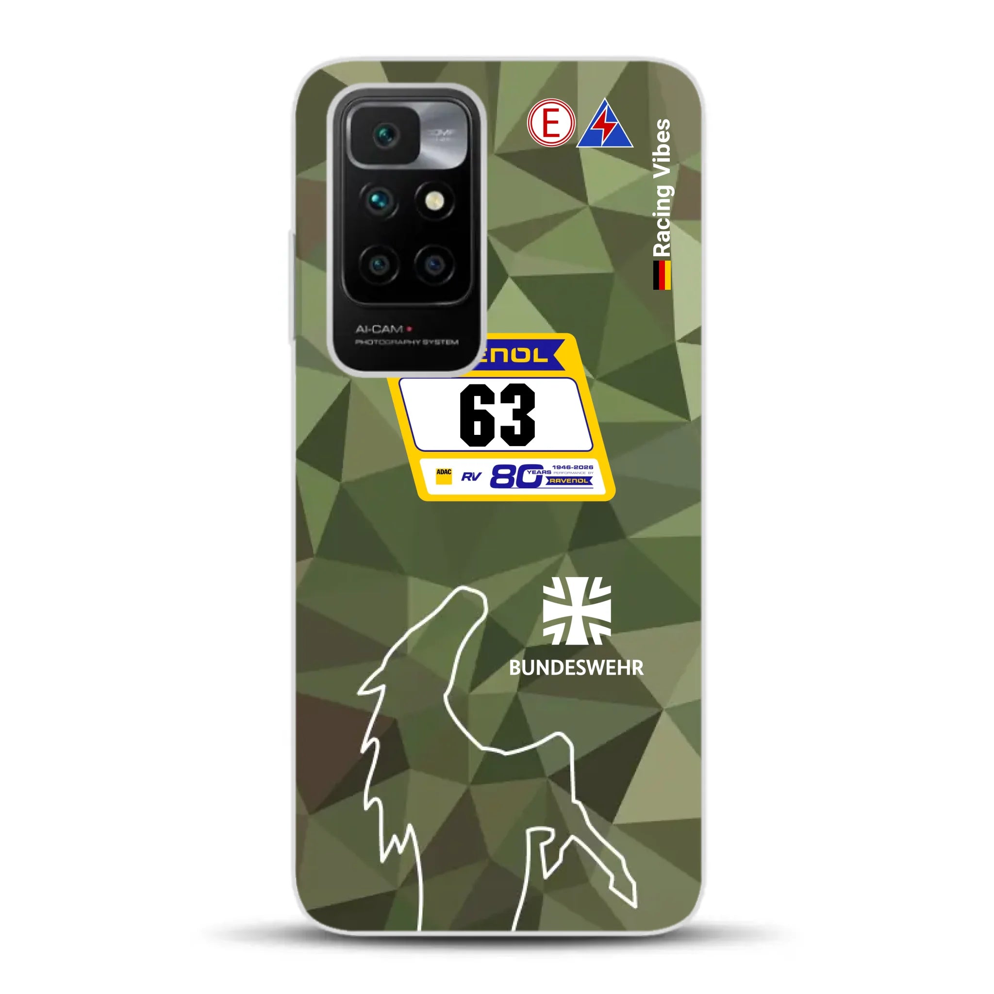 HRT Mustang GT3 24h Nürburgring 2026 Livery - Housse de téléphone portable personnalisée pour Xiaomi