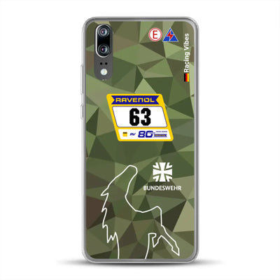 HRT Mustang GT3 24h Nürburgring 2026 Livery - Housse de téléphone portable personnalisée pour Huawei