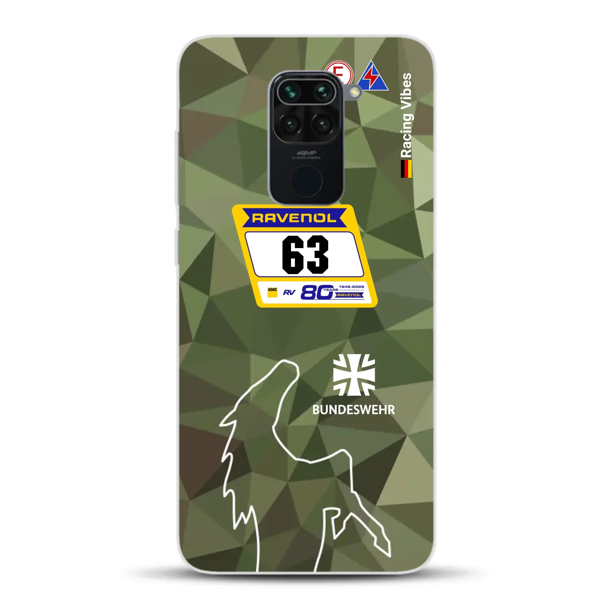 HRT Mustang GT3 24h Nürburgring 2026 Livery - Housse de téléphone portable personnalisée pour Xiaomi