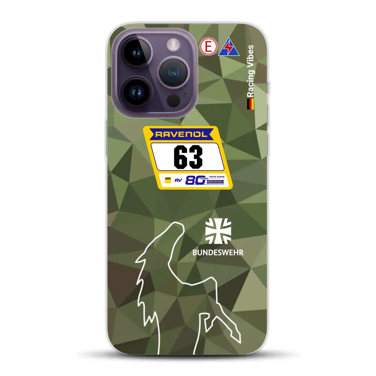 HRT Mustang GT3 24h Nürburgring 2026 Livery - Custom phone case for iPhone