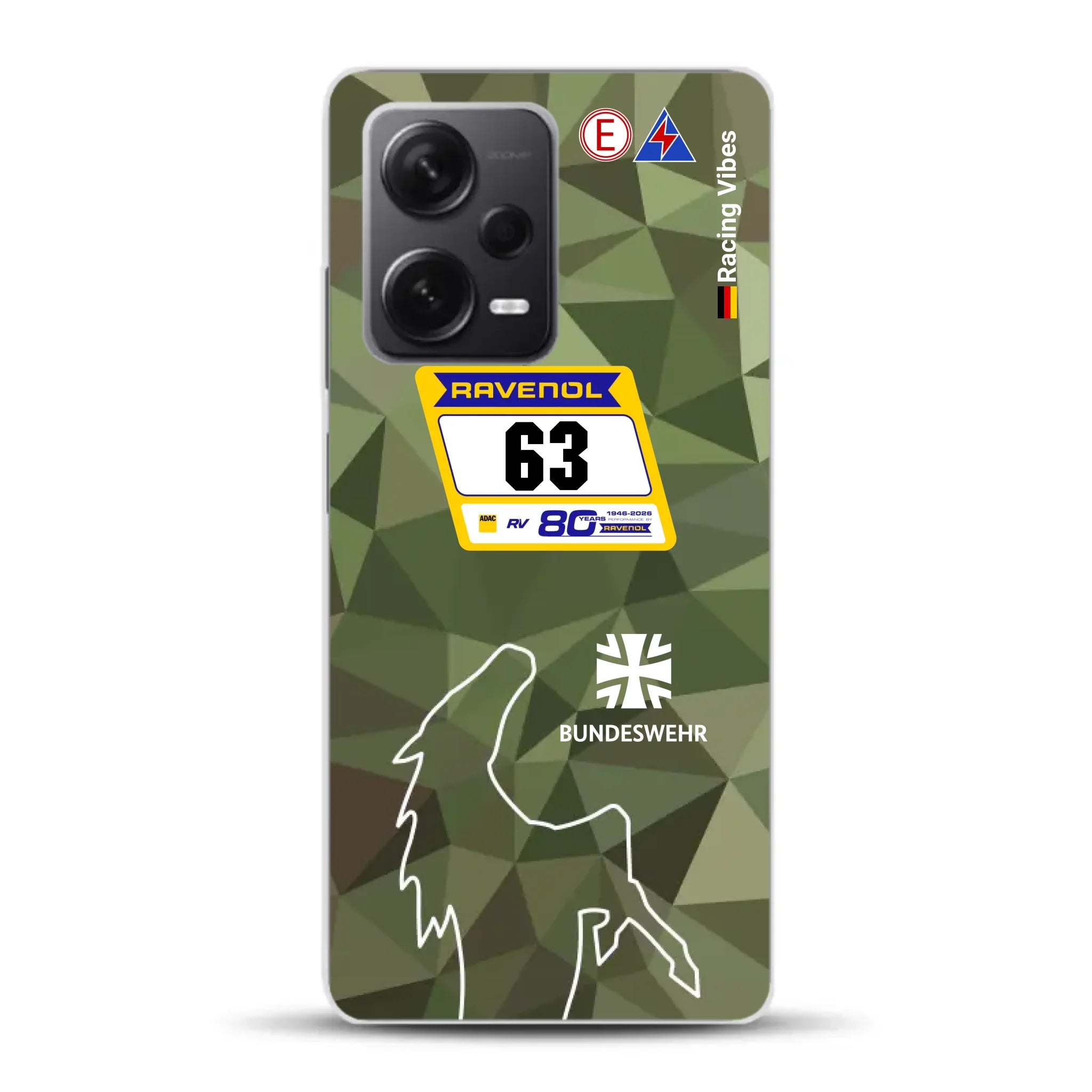 HRT Mustang GT3 24h Nürburgring 2026 Livery - Housse de téléphone portable personnalisée pour Xiaomi