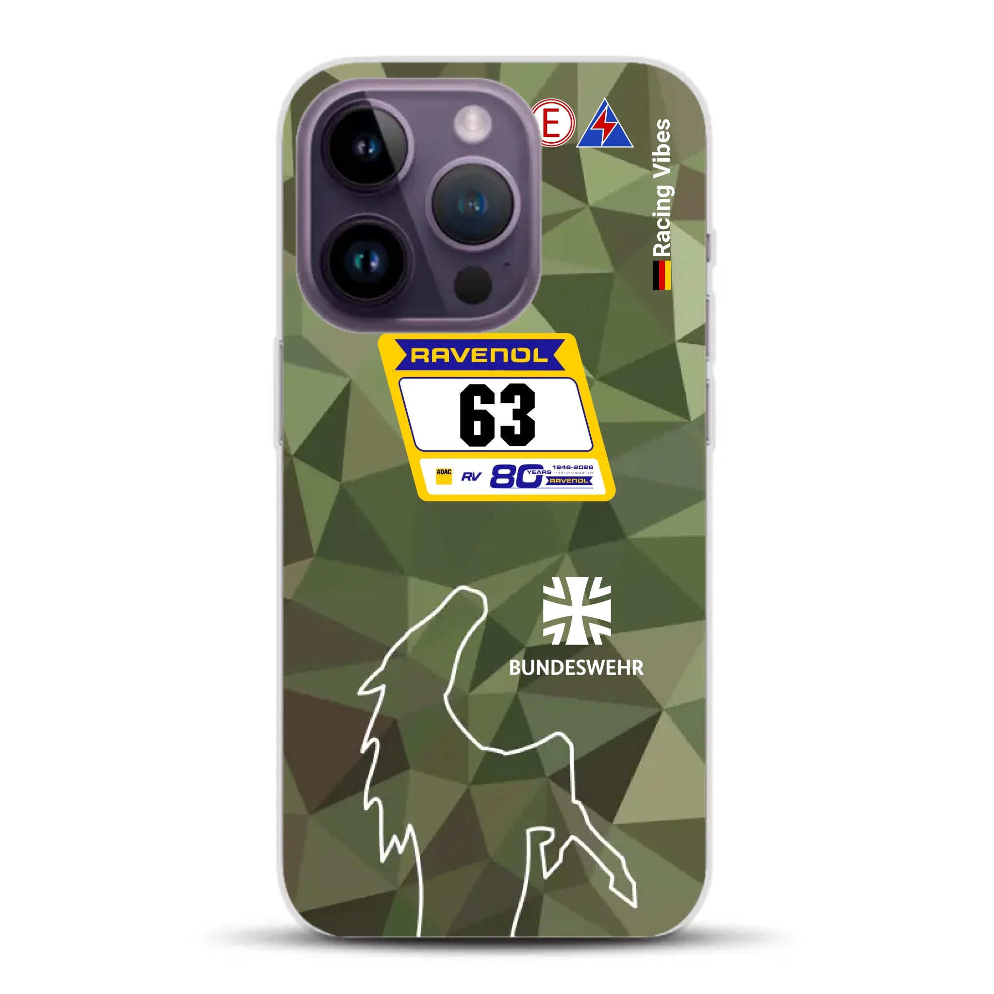 HRT Mustang GT3 24h Nürburgring 2026 Livery - Individuelle Handyhülle für iPhone