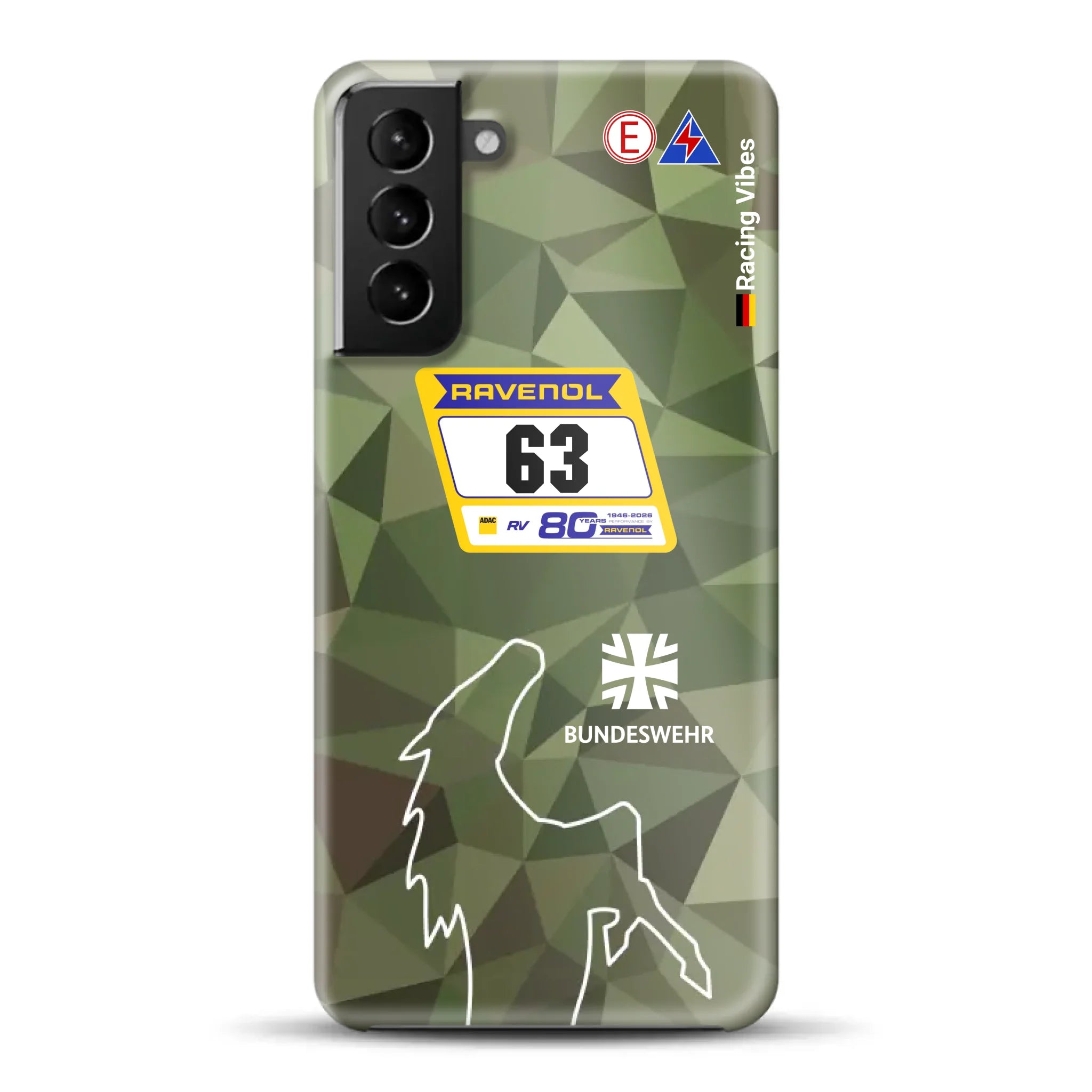 HRT Mustang GT3 24h Nürburgring 2026 Livery - Individuelle Hardcase Hülle für Samsung
