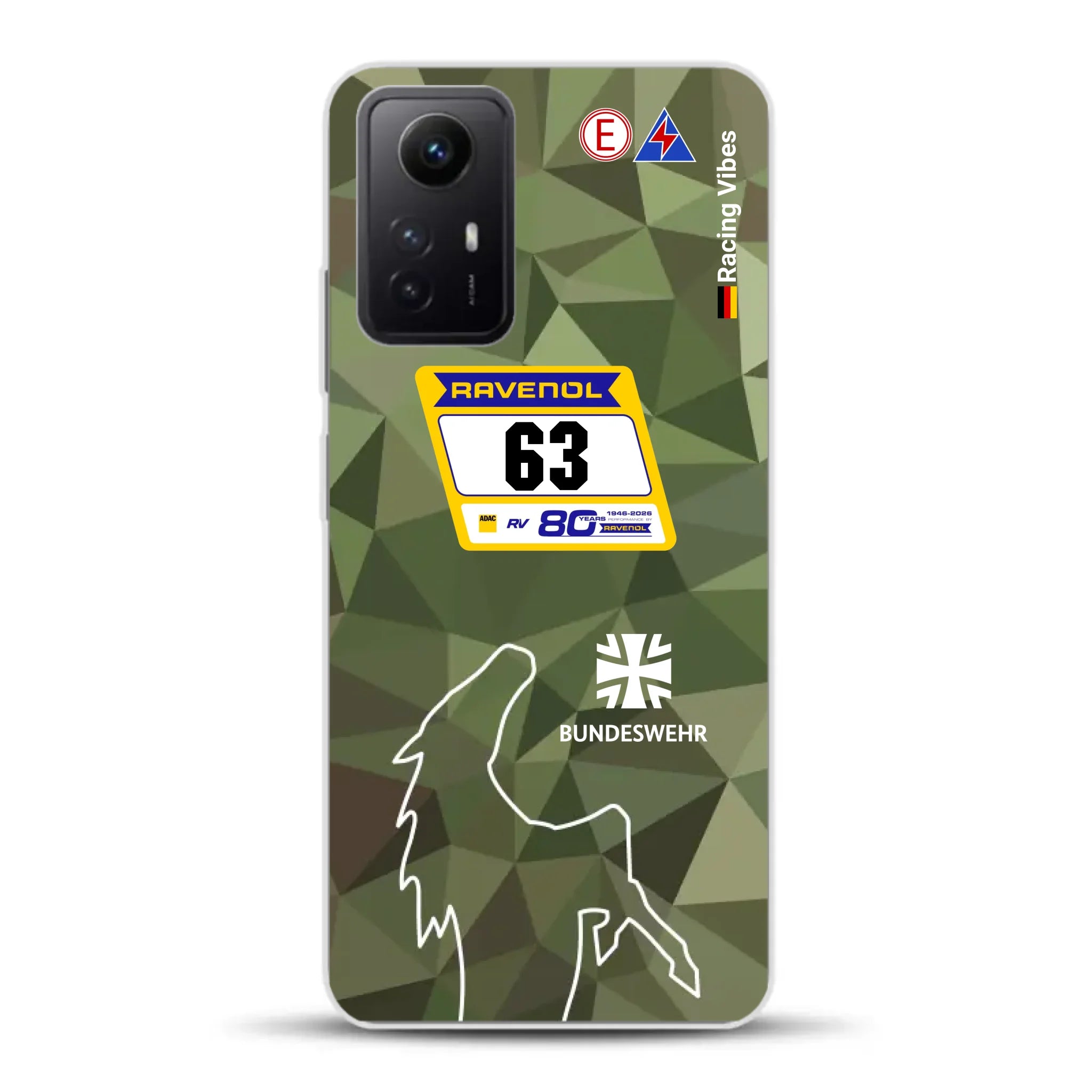 HRT Mustang GT3 24h Nürburgring 2026 Livery - Housse de téléphone portable personnalisée pour Xiaomi