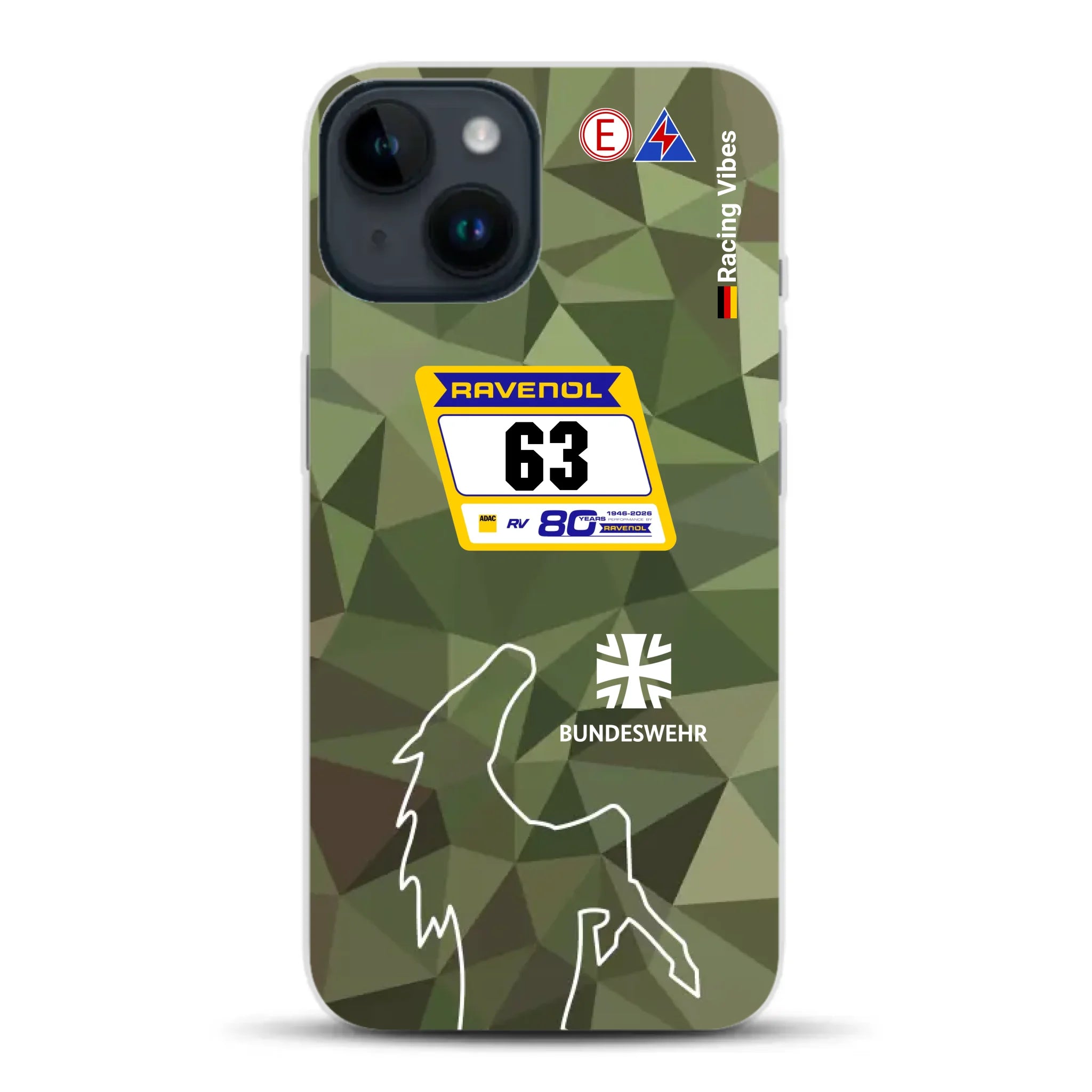 HRT Mustang GT3 24h Nürburgring 2026 Livery - Individuelle Handyhülle für iPhone