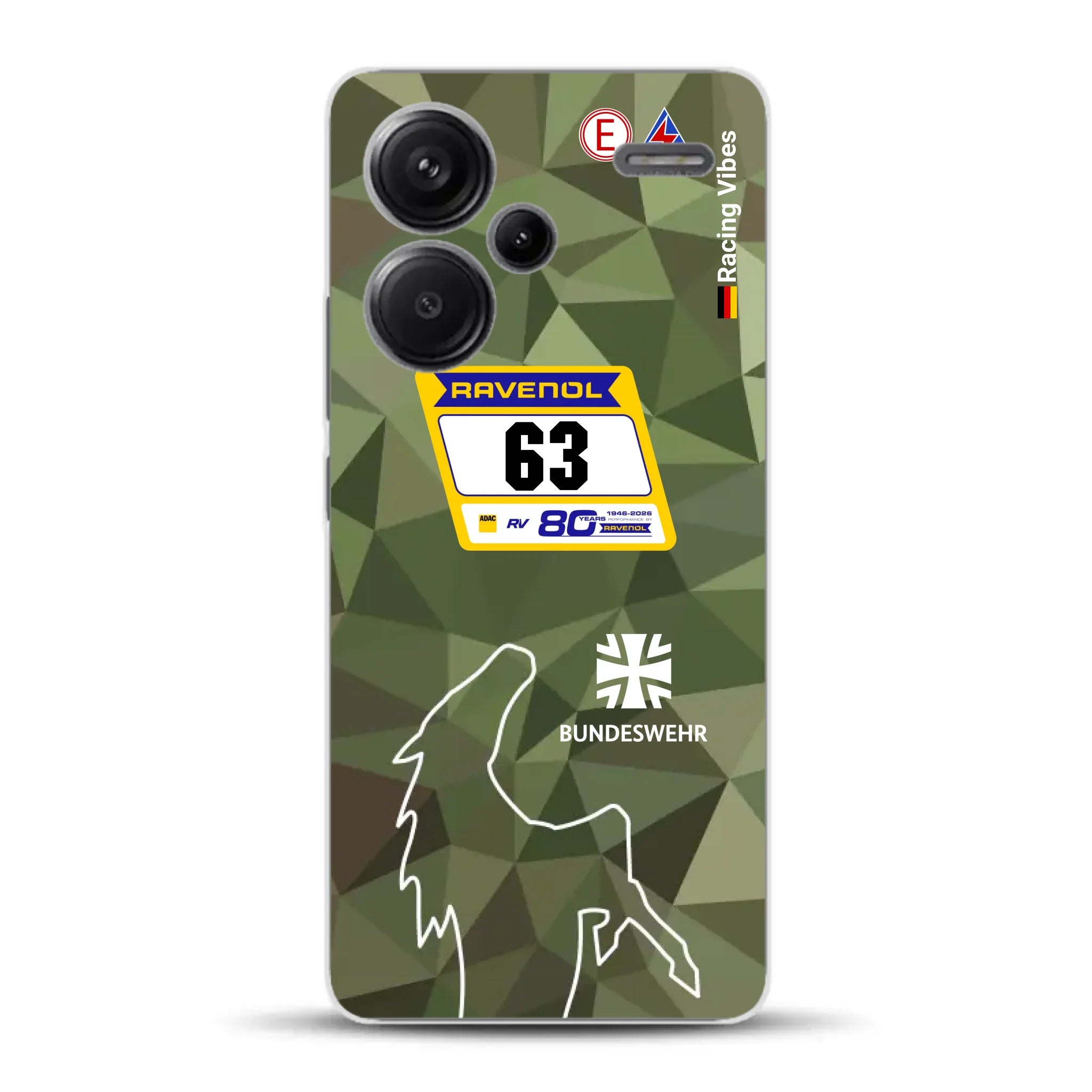 HRT Mustang GT3 24h Nürburgring 2026 Livery - Housse de téléphone portable personnalisée pour Xiaomi