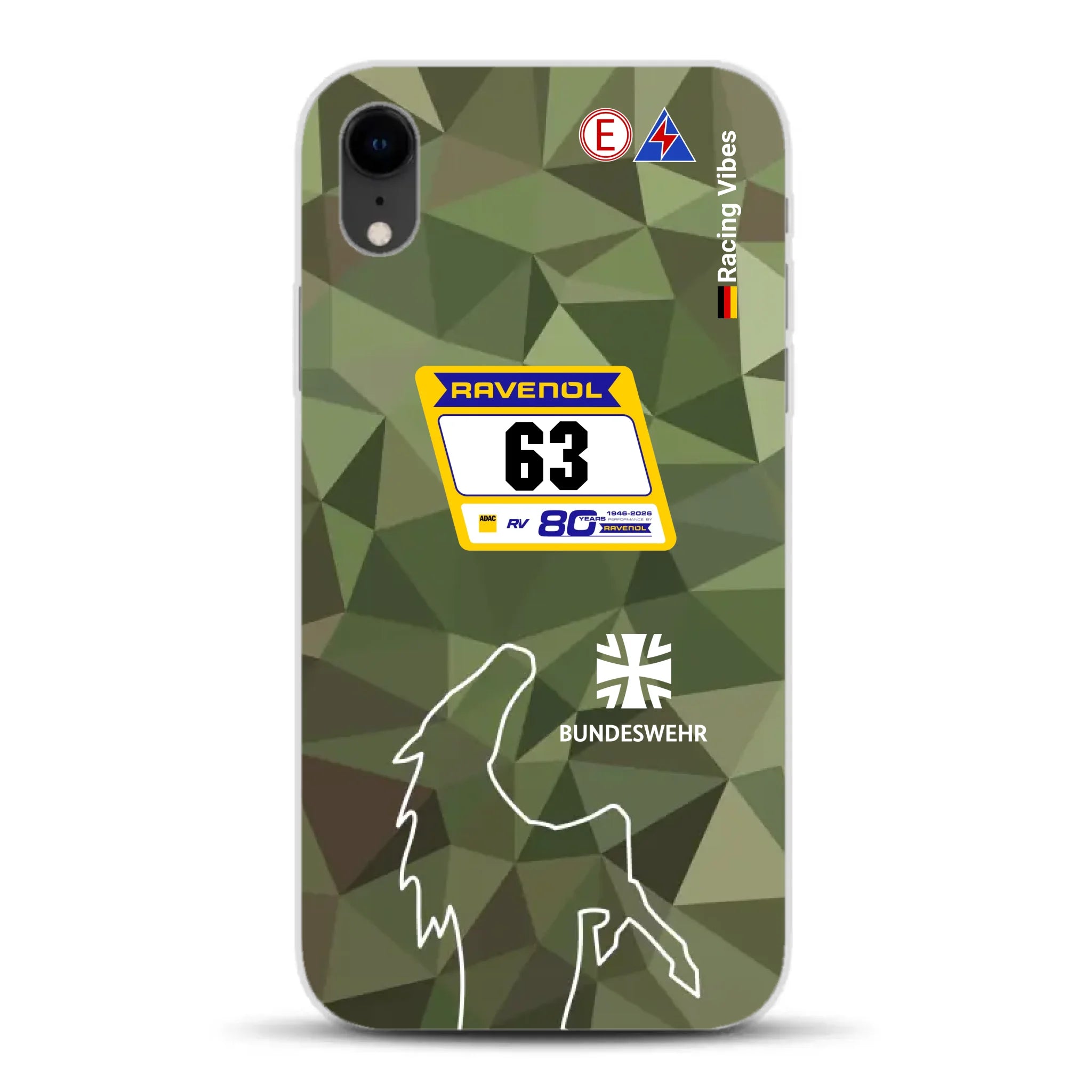 HRT Mustang GT3 24h Nürburgring 2026 Livery - Individuelle Handyhülle für iPhone