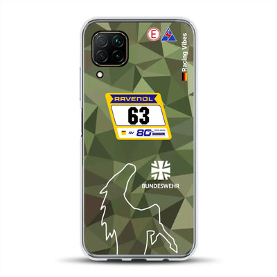 HRT Mustang GT3 24h Nürburgring 2026 Livery - Housse de téléphone portable personnalisée pour Huawei